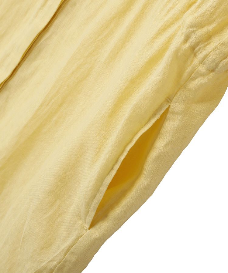 YECCA VECCA「フレンチリネンドロストワンピース」|ワンピース|