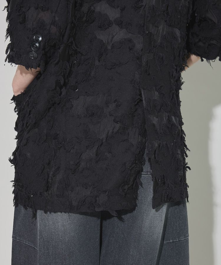 GARAGE OF GOOD CLOTHING「ジャガード半袖ジャケット」|テーラードジャケット|