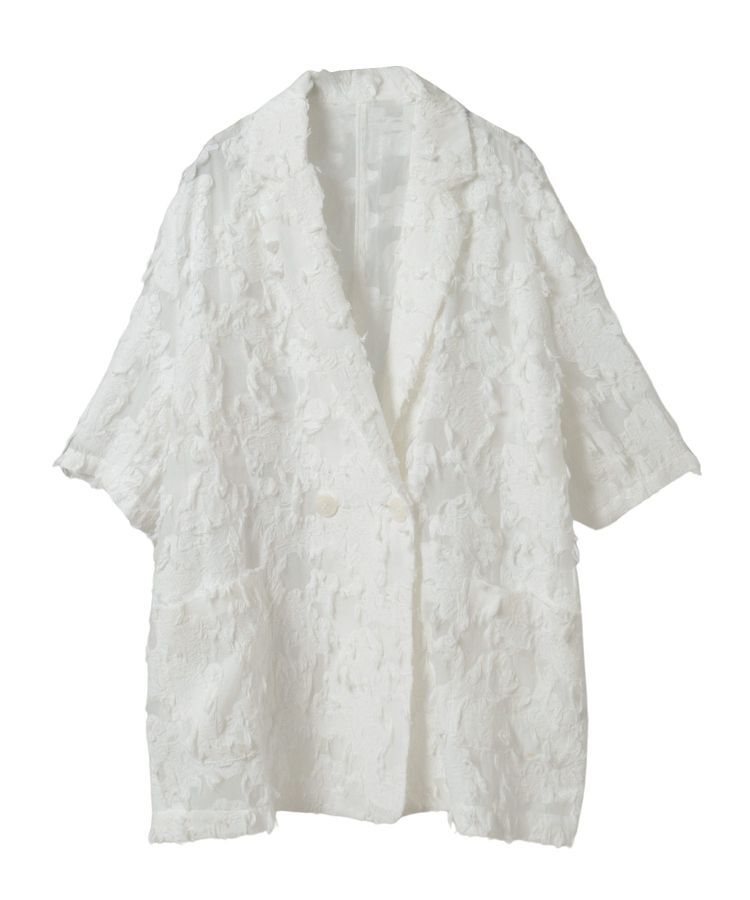 GARAGE OF GOOD CLOTHING「ジャガード半袖ジャケット」|テーラードジャケット|