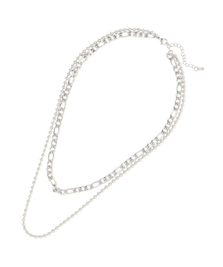 GARAGE OF GOOD CLOTHING「STAINLESSボールチェーン２連ネックレス」|ネックレス|