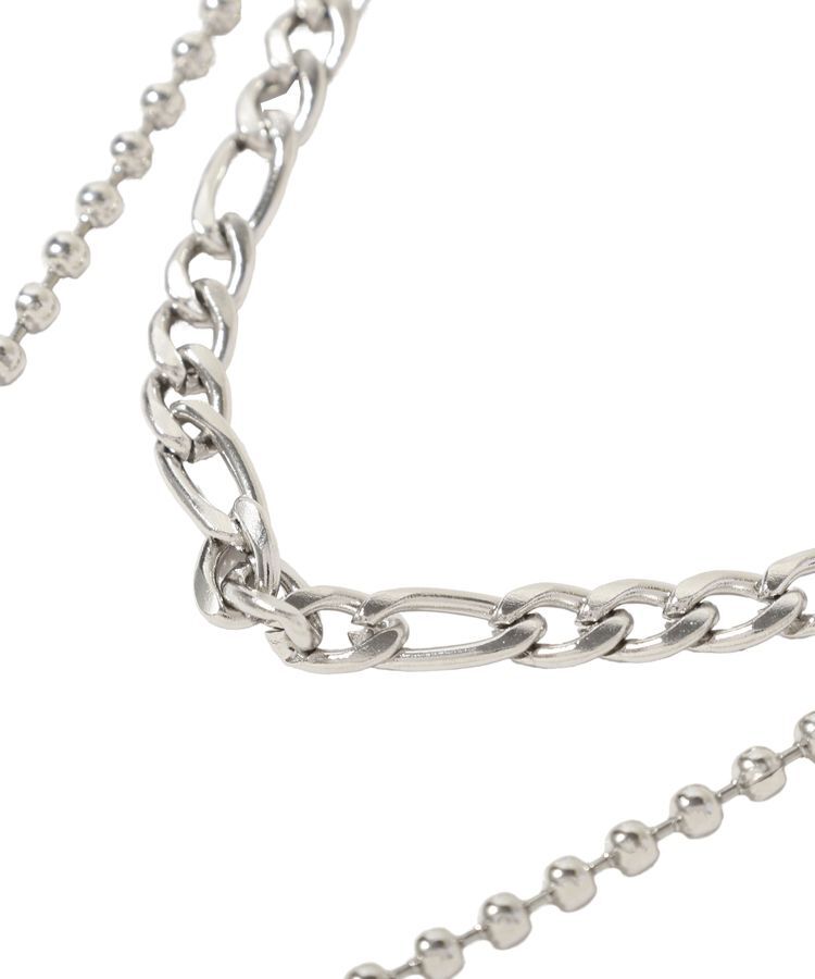 GARAGE OF GOOD CLOTHING「STAINLESSボールチェーン２連ネックレス」|ネックレス|