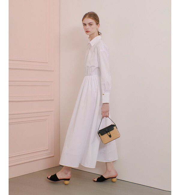 LOULOU WILLOUGHBY「【LOULOU WILLOUGHBY】ボリュームギャザーシャツワンピース」|ワンピース|