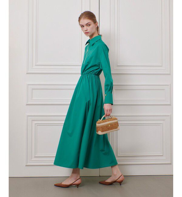 LOULOU WILLOUGHBY「【LOULOU WILLOUGHBY】ボリュームギャザーシャツワンピース」|ワンピース|