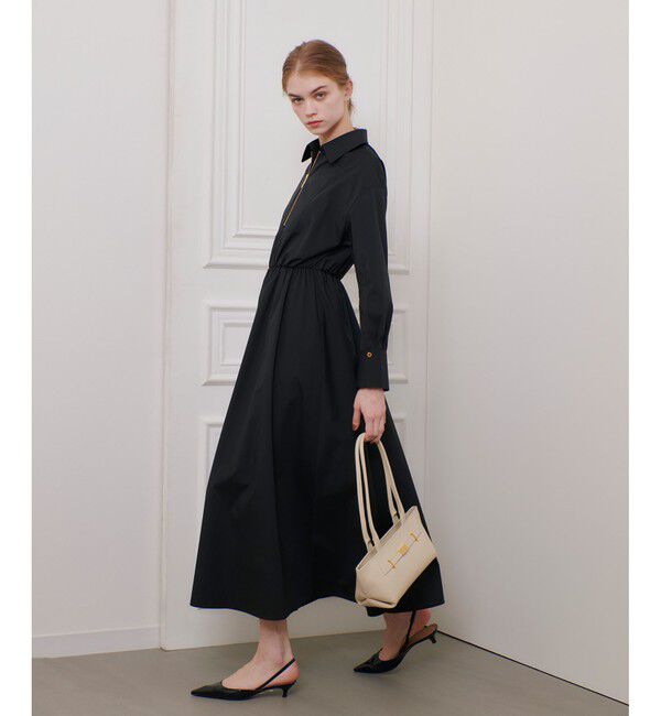 LOULOU WILLOUGHBY「【LOULOU WILLOUGHBY】ボリュームギャザーシャツワンピース」|ワンピース|