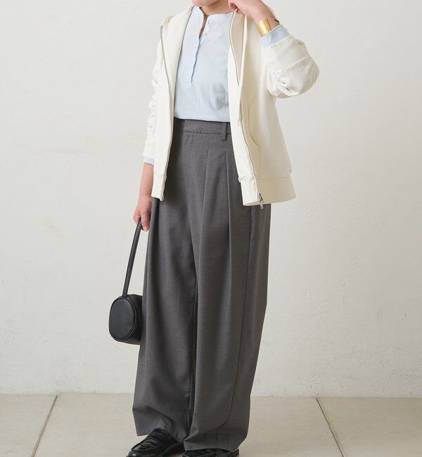  「前後2WAYシアーワッフルカットソー」|プルオーバー|