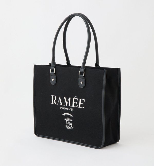  「【WEB限定リバイバル】刺しゅう入りトリミングトートバック」|ショルダー・メッセンジャー|ブラック