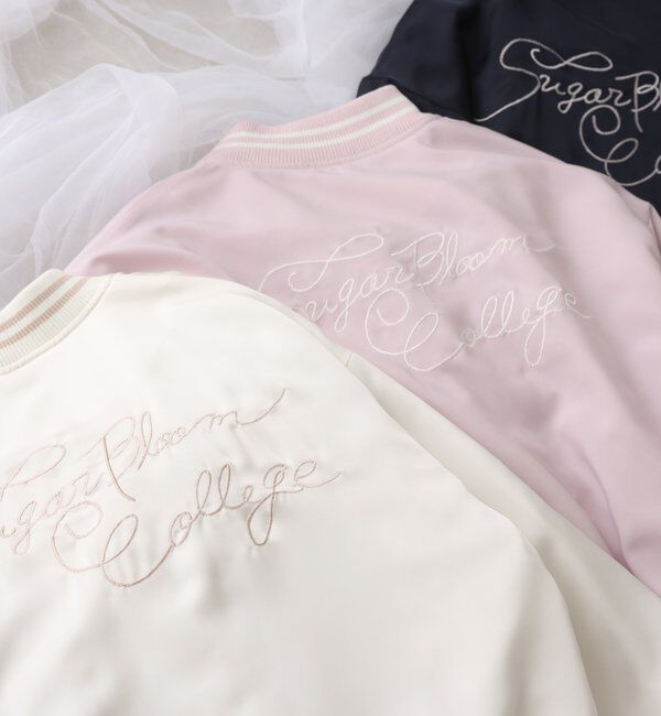  「ロゴ入りスカジャン」|ダウンベスト・ベスト|