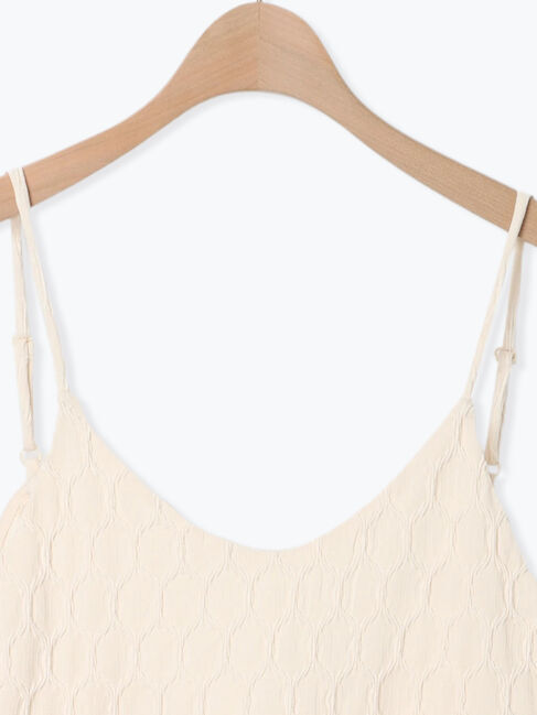 Samansa Mos2「カットジャカードキャミチュニック」|Tシャツ・カットソー|