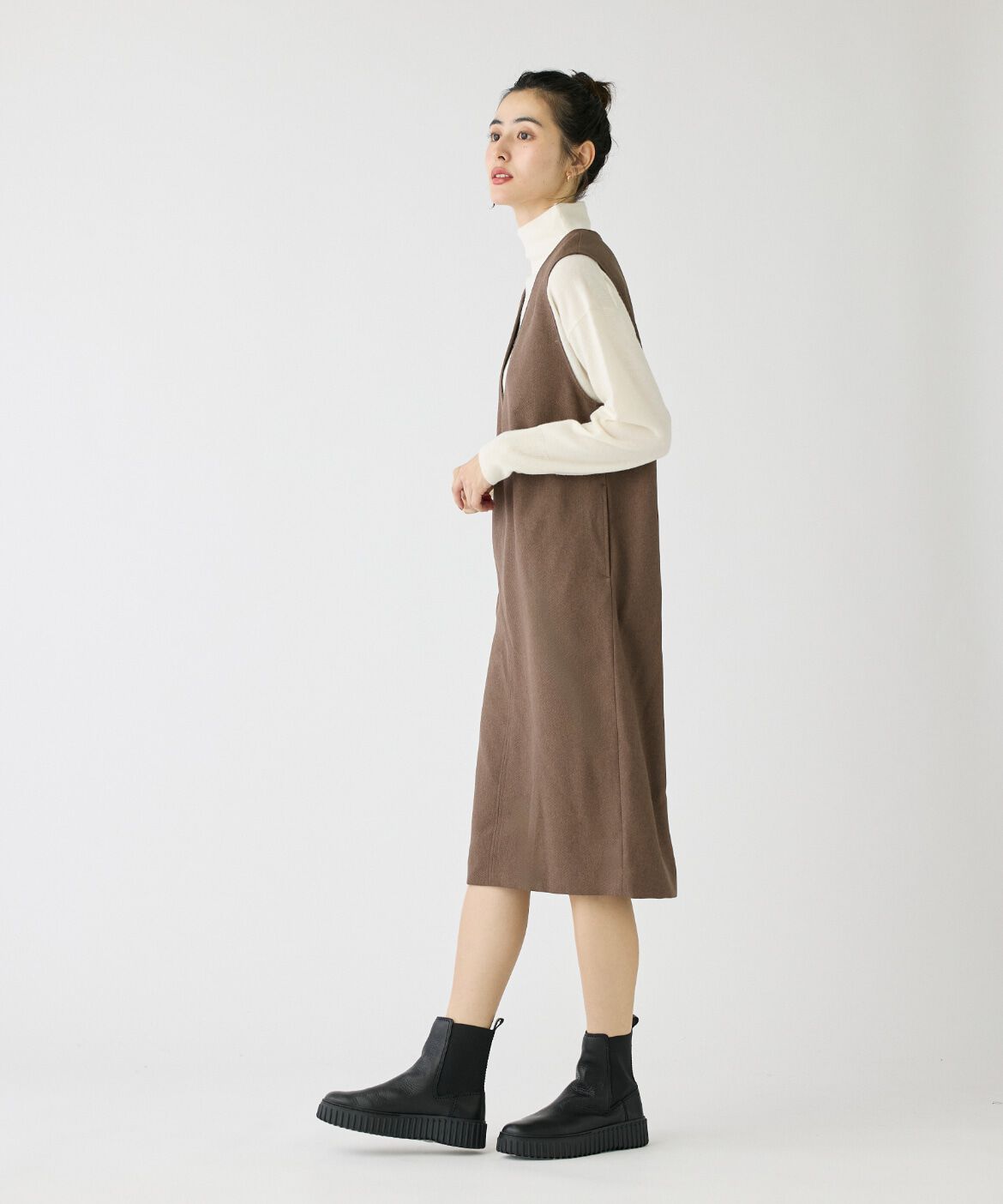 DAY by DAY it&rsquo;s international「ウール調ジャンパースカート」|ワンピース|