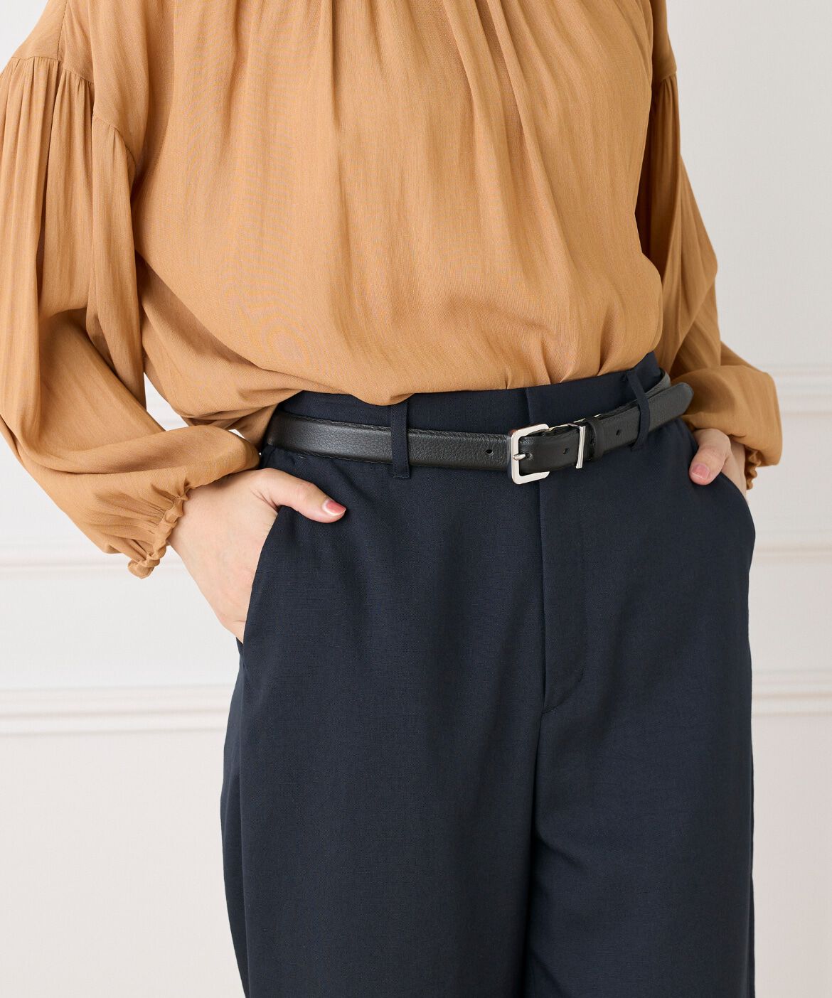 Le Souk「 スクエアバックルレザーベルト《ALTA MODA BELT/アルタモーダベルト》」|ベルト|