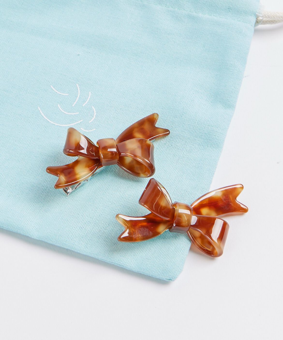 FAVORITE SUKINAMONO「リボンクリップ《TRESSE》」|その他|ベッコウ2