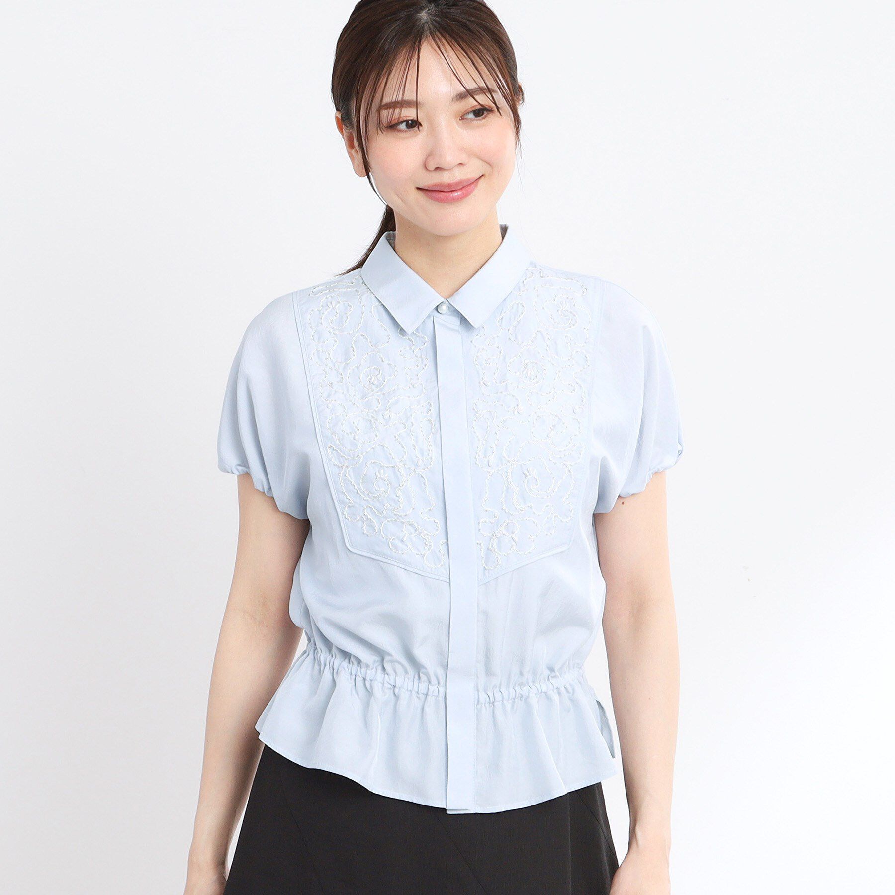 Reflect「【夏SALE／R‐QUALITY】ビーズ刺繍ブラウス」|シャツ・ブラウス|