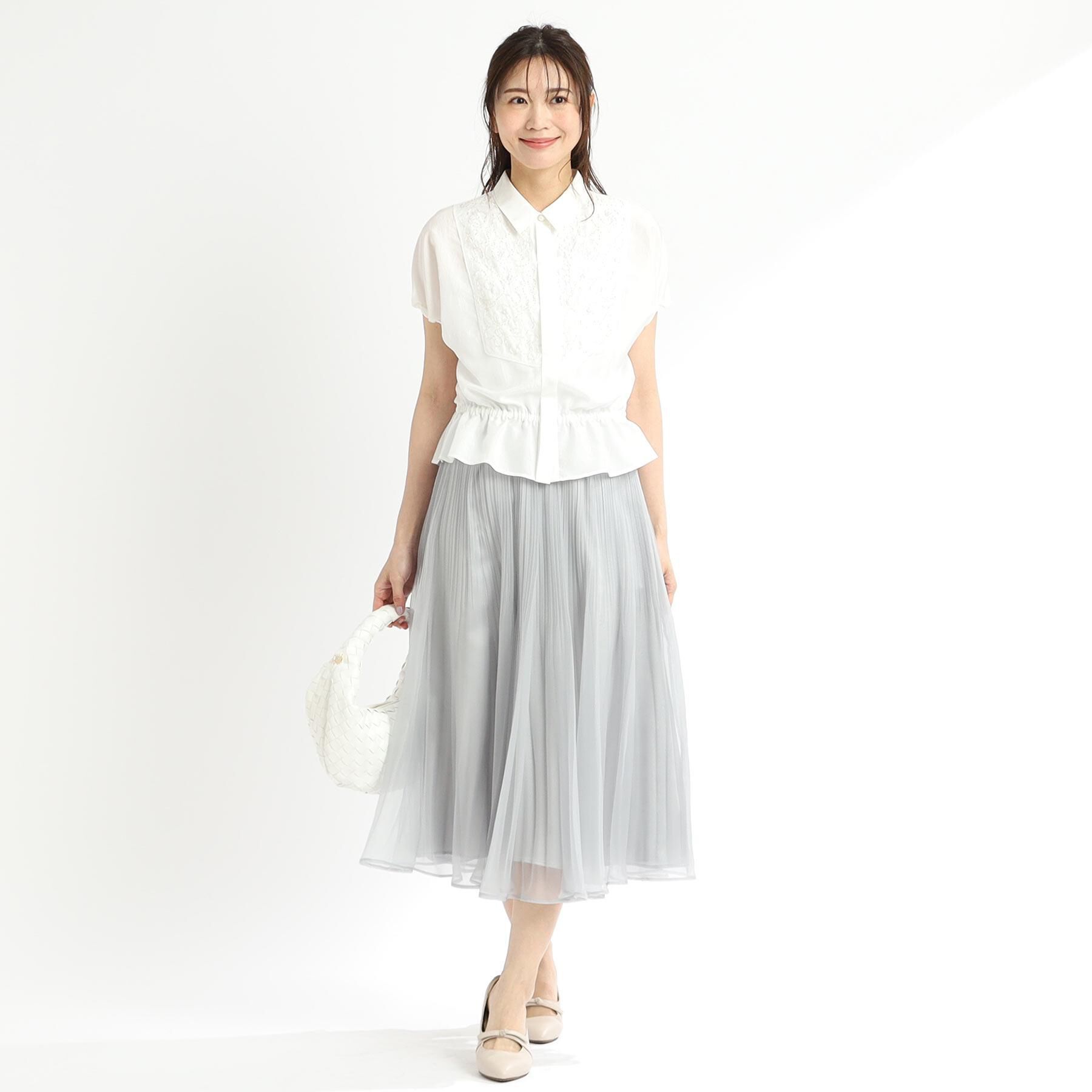 Reflect「【夏SALE／R‐QUALITY】ビーズ刺繍ブラウス」|シャツ・ブラウス|