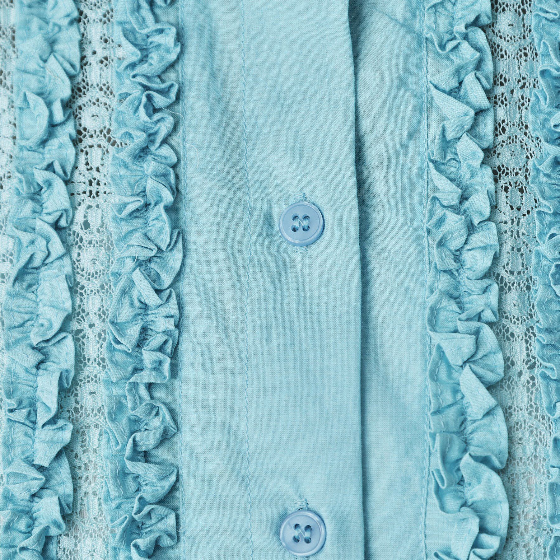 DRESSTERIOR「crinkle crinkle crinkle（クリンクルクリンクルクリンクル）フリルレースブラウス」|シャツ・ブラウス|