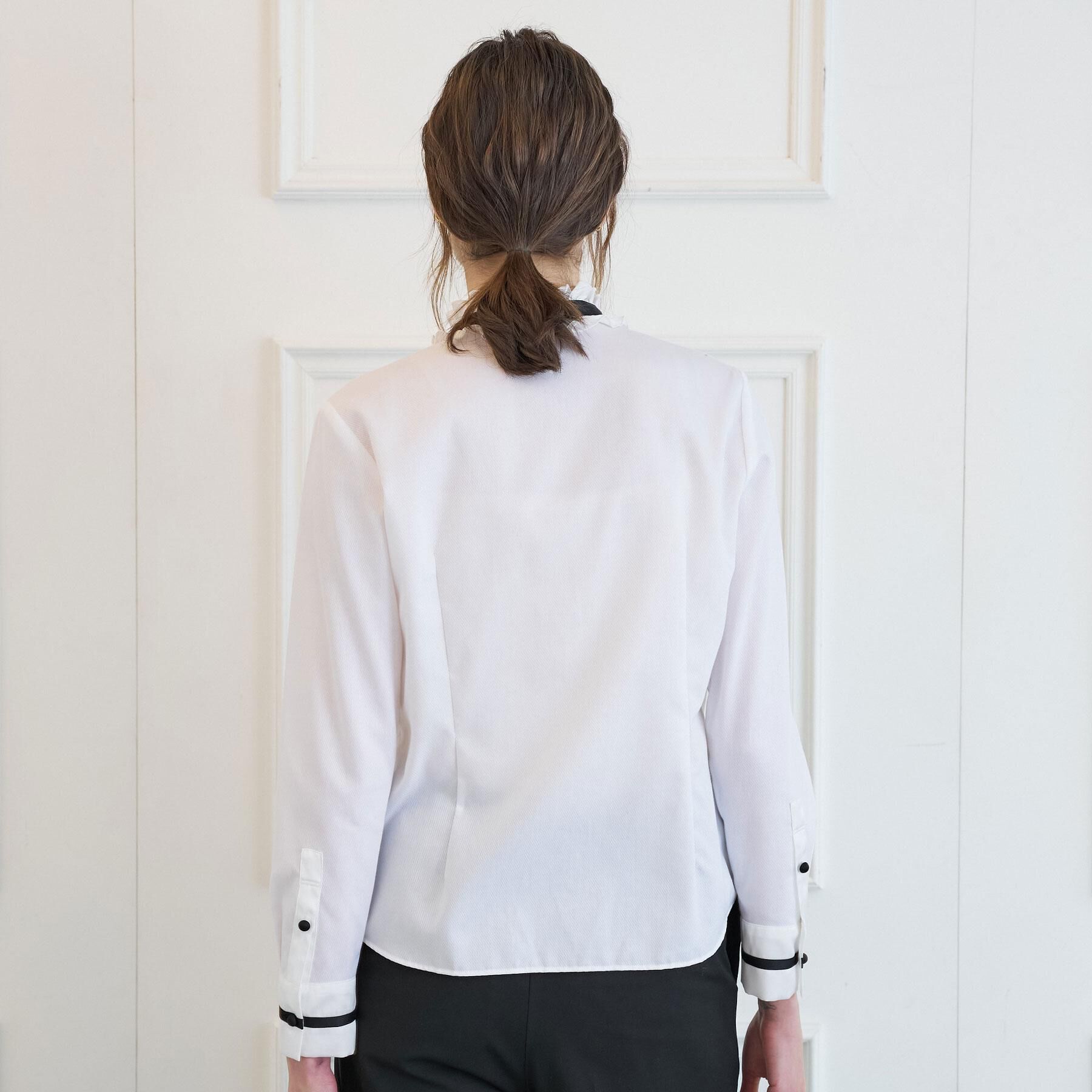 DRESSTERIOR「【otonaMUSE5月号掲載/ウォッシャブル】ボウタイブラウス」|シャツ・ブラウス|