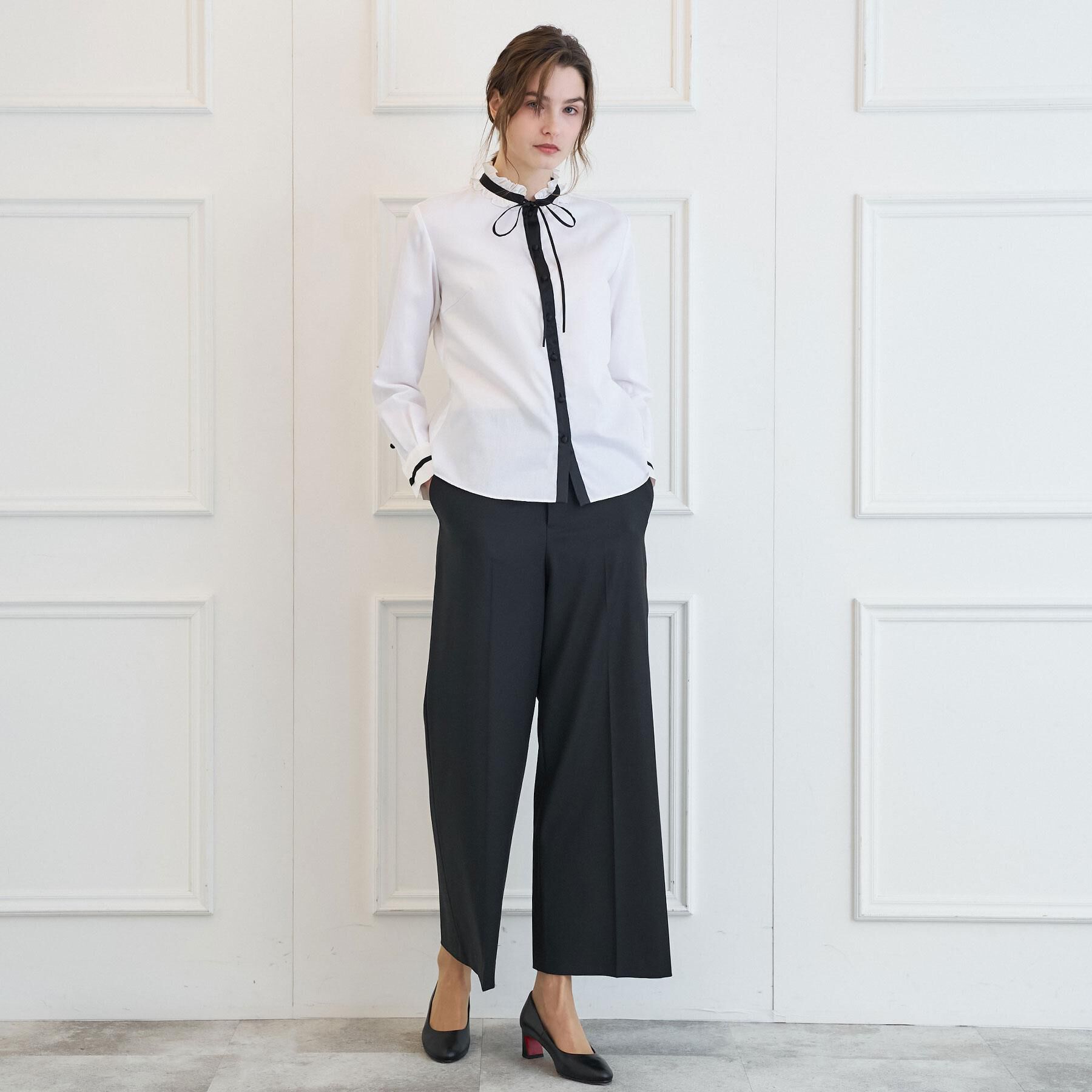 DRESSTERIOR「【otonaMUSE5月号掲載/ウォッシャブル】ボウタイブラウス」|シャツ・ブラウス|