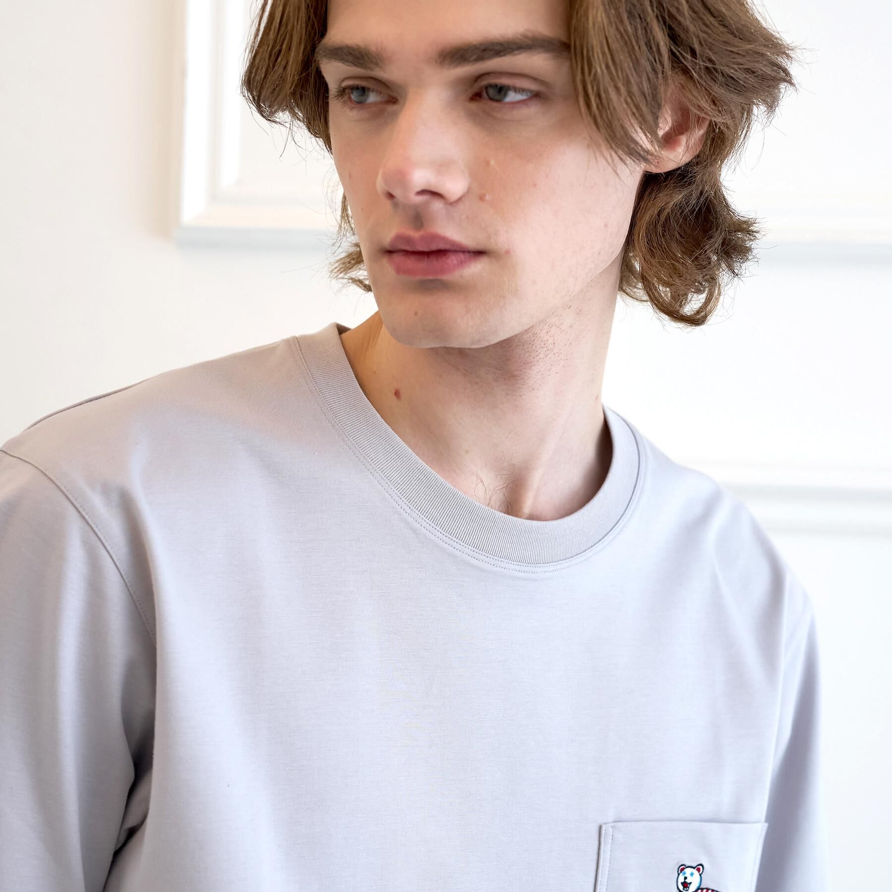 DRESSTERIOR「【接触冷感／UVカット／抗菌防臭／しわ防止】クールデオドラント ピストルベアーTシャツ」|Tシャツ・カットソー|