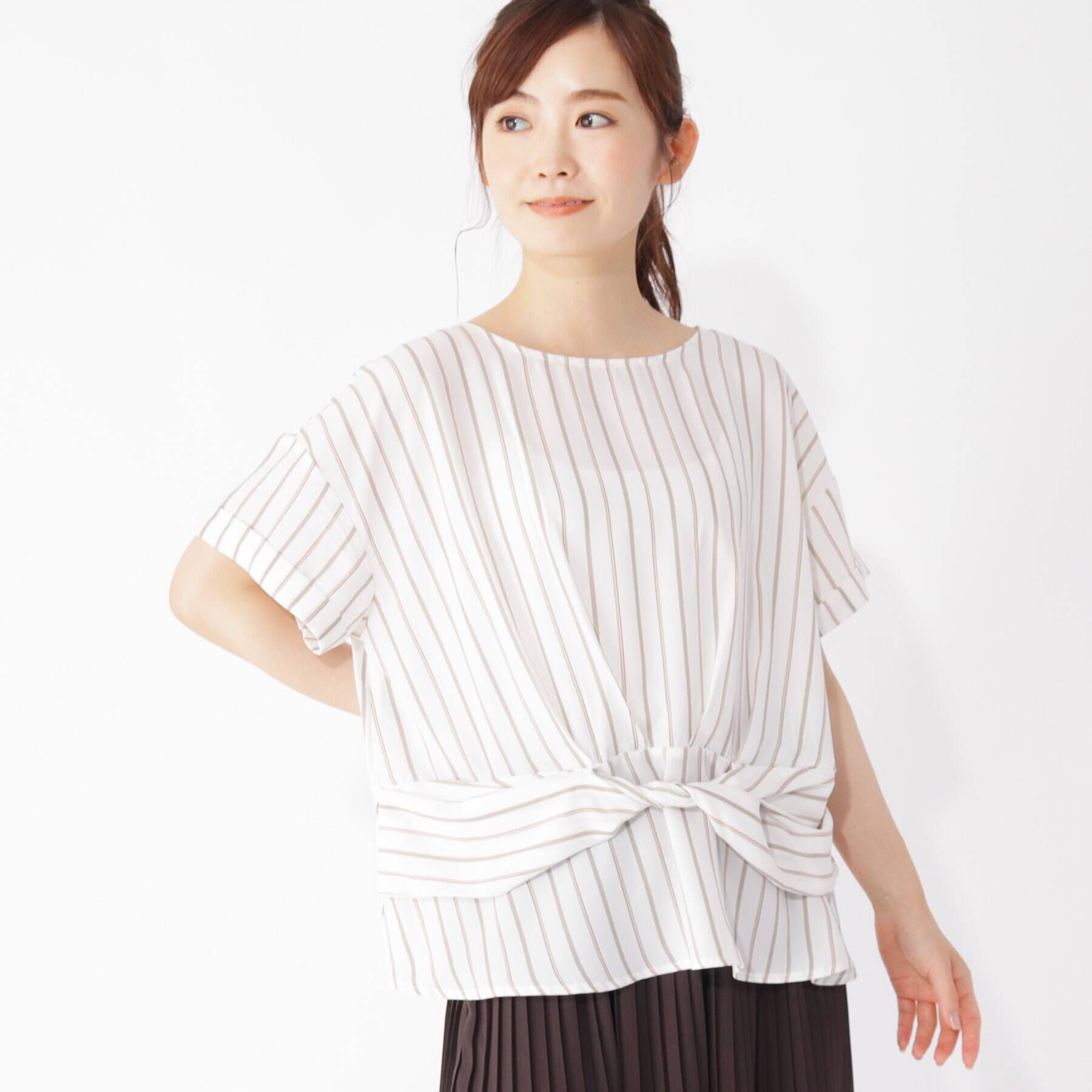 grove「カーディガン&times;ウエストマークブラウスセット」|その他|