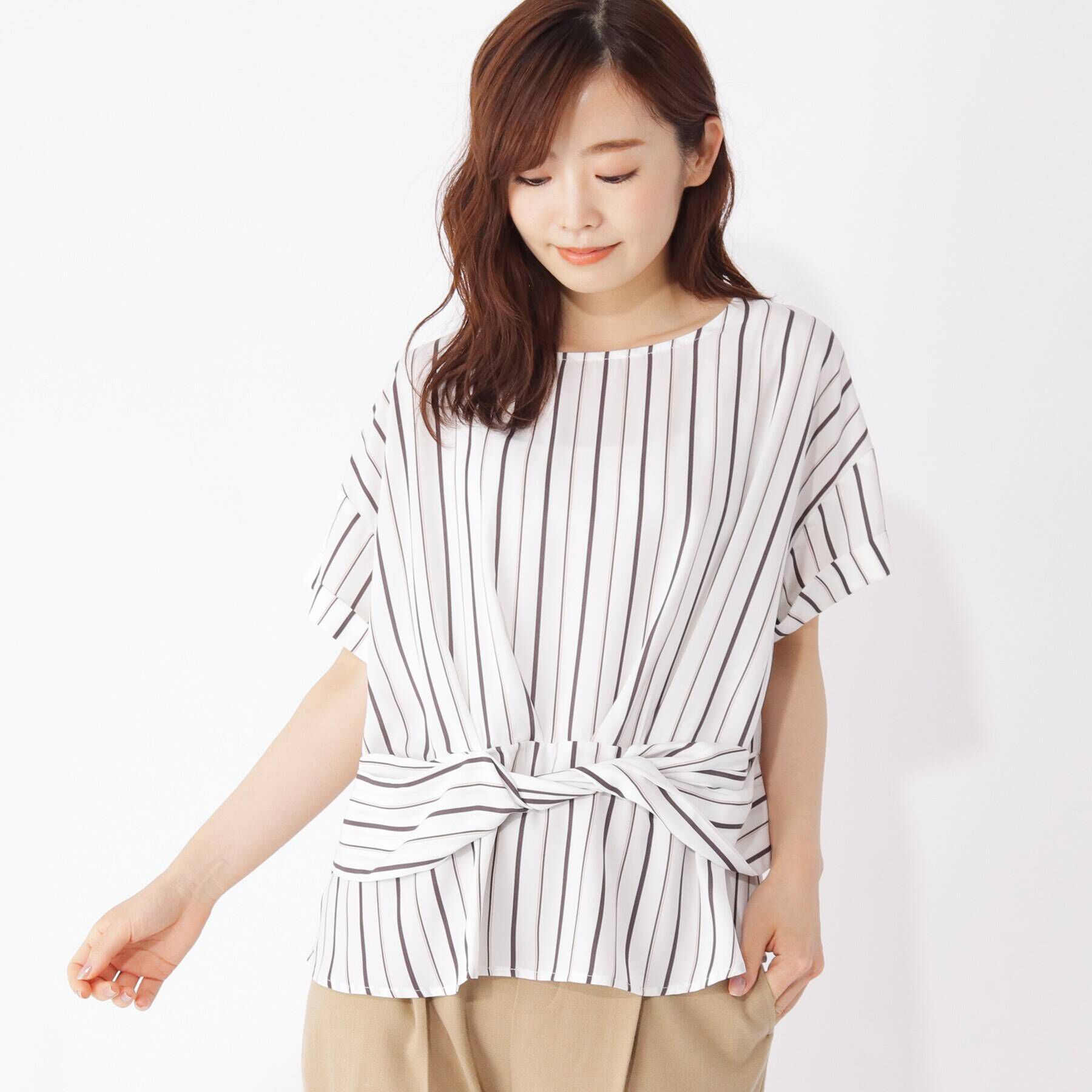 grove「カーディガン&times;ウエストマークブラウスセット」|その他|