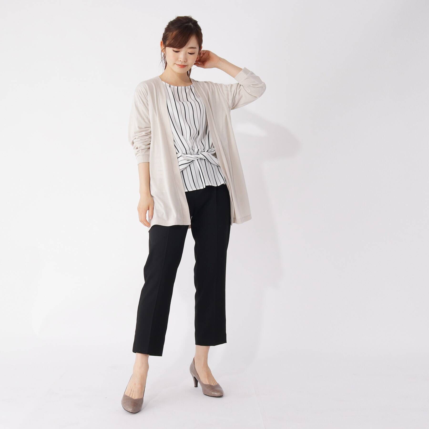 grove「カーディガン&times;ウエストマークブラウスセット」|その他|