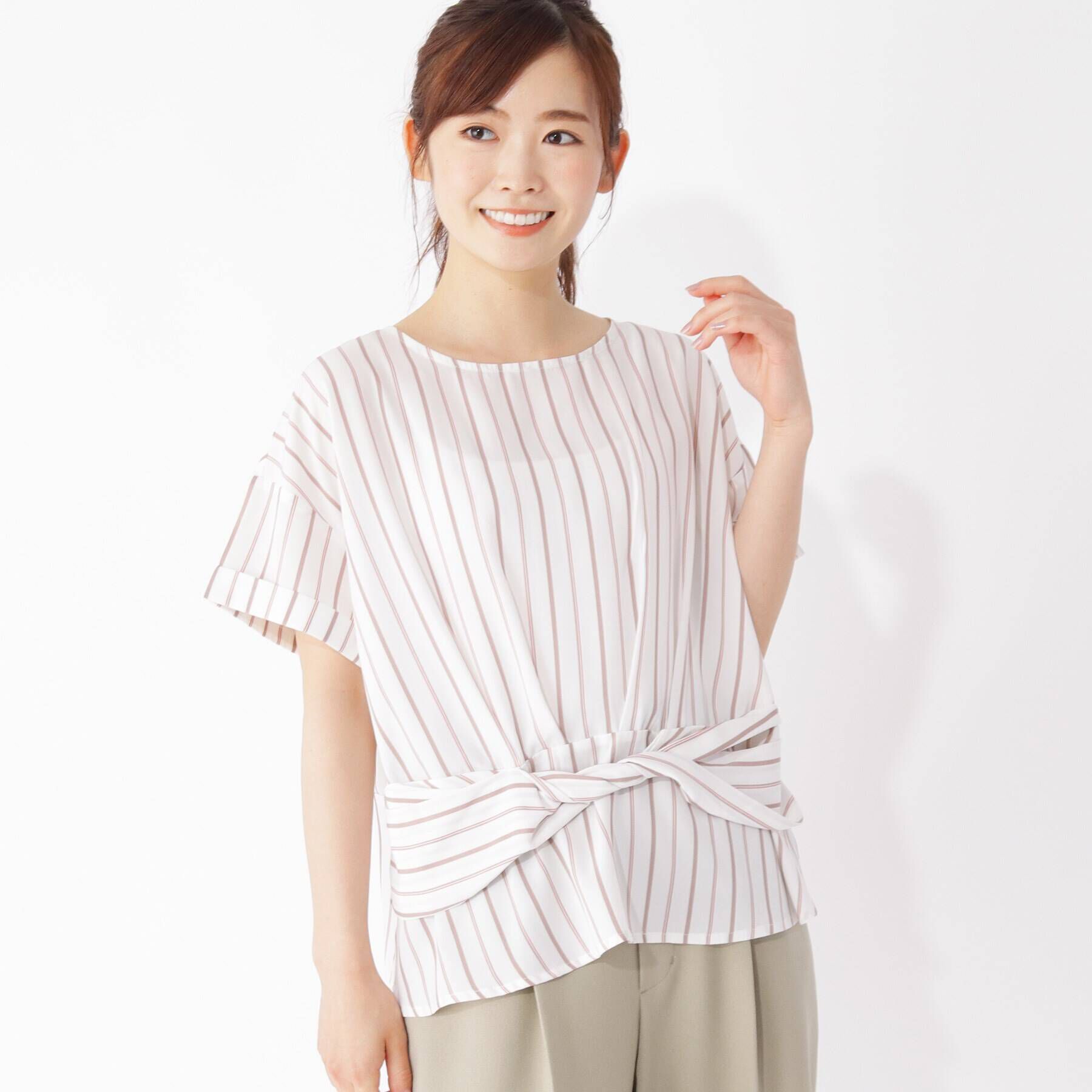 grove「カーディガン&times;ウエストマークブラウスセット」|その他|