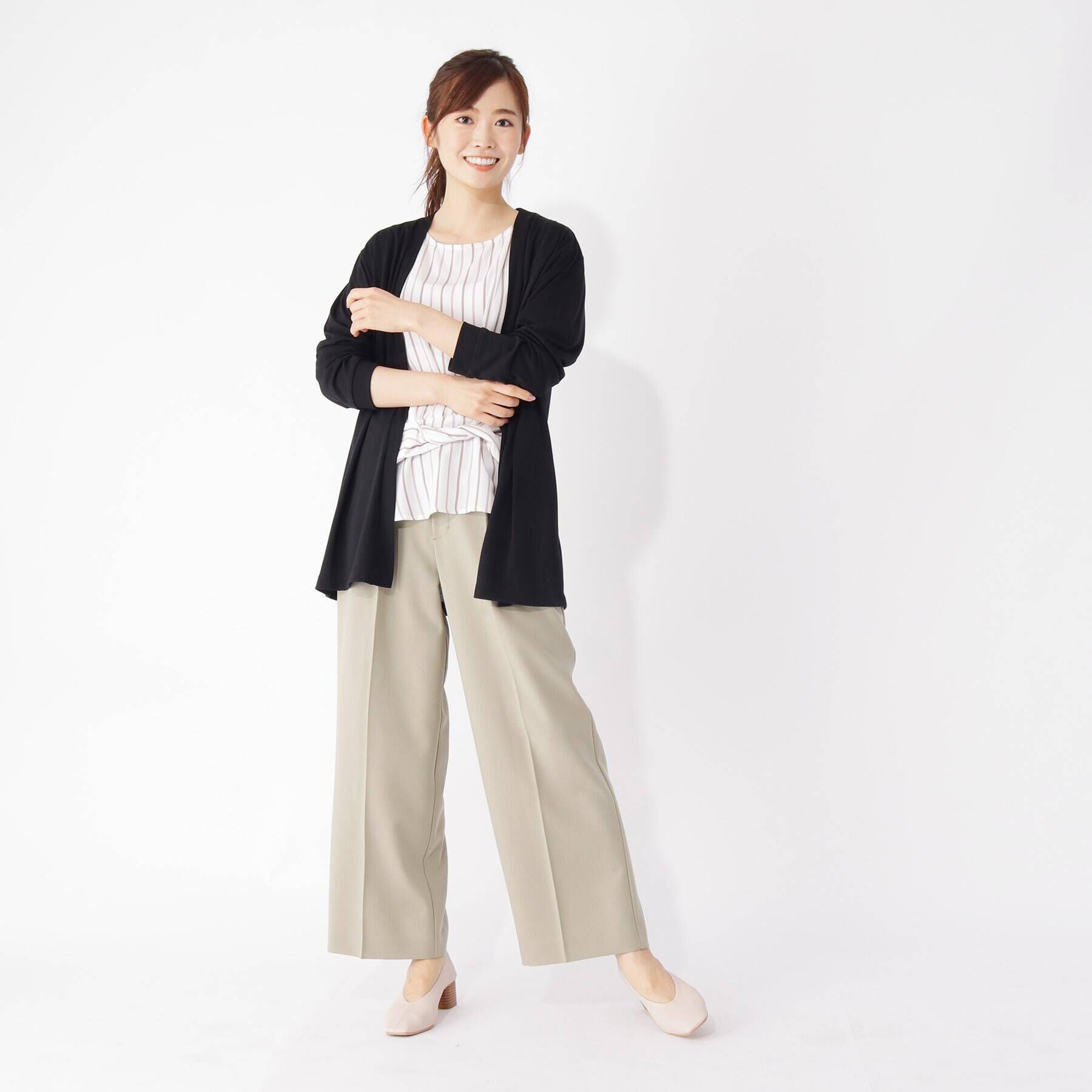 grove「カーディガン&times;ウエストマークブラウスセット」|その他|