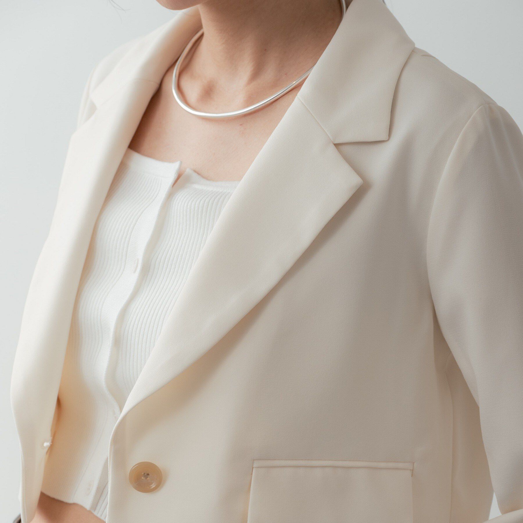 GALLEST「クロップドジャケット」|テーラードジャケット|