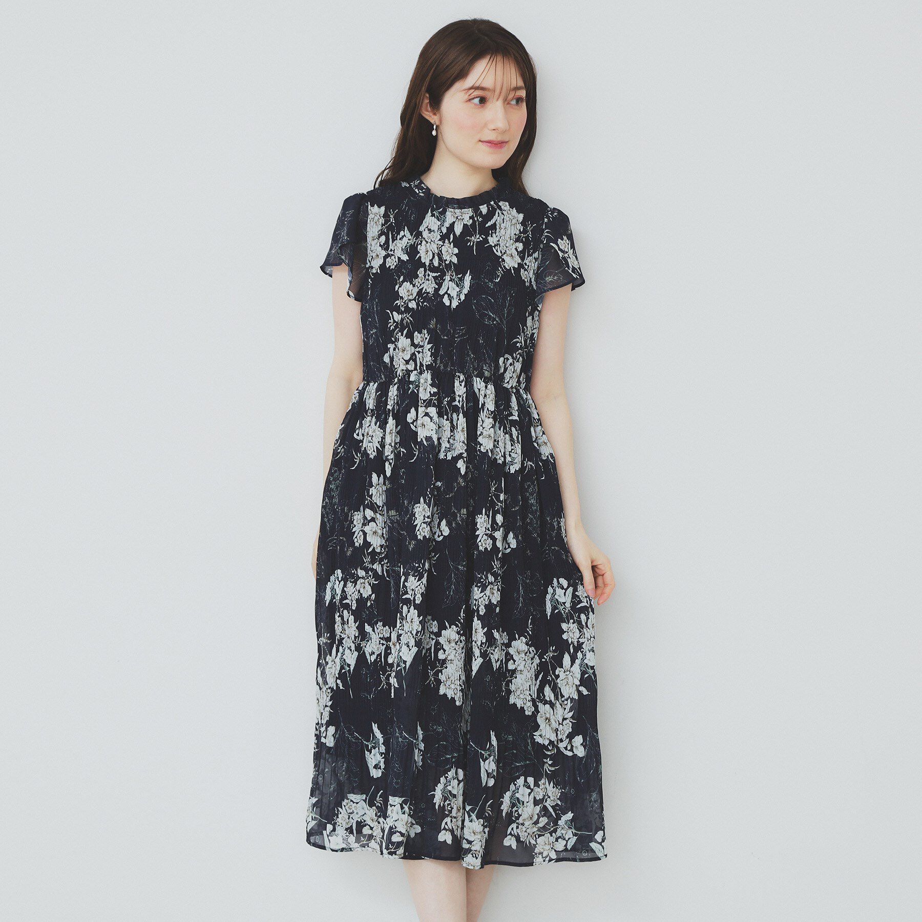 index「マジョリカフレアワンピース【洗濯機洗い可】」|ワンピース|