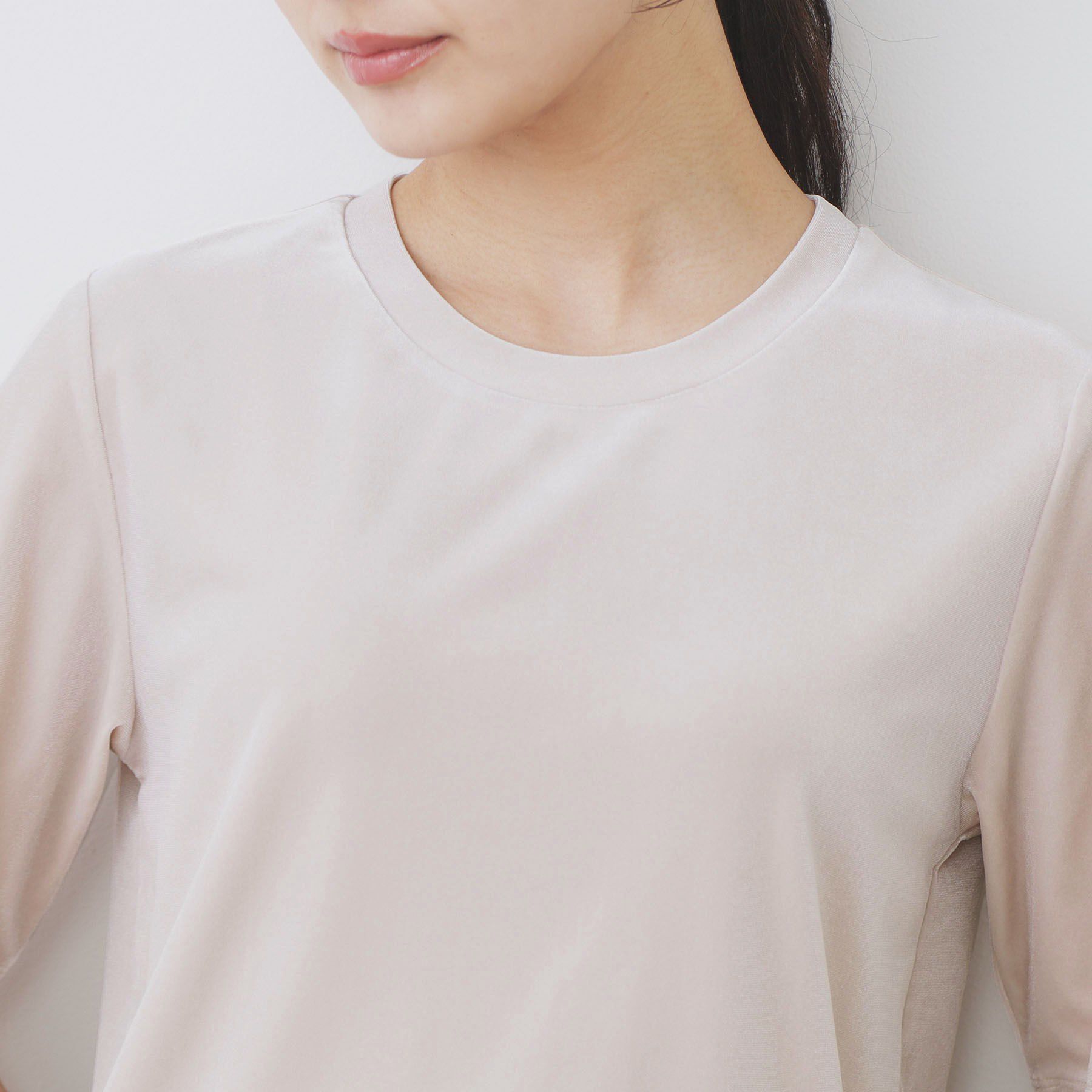 index「《andGIRL掲載》ベロアボクシーTシャツ【洗濯機洗い可】」|Tシャツ・カットソー|