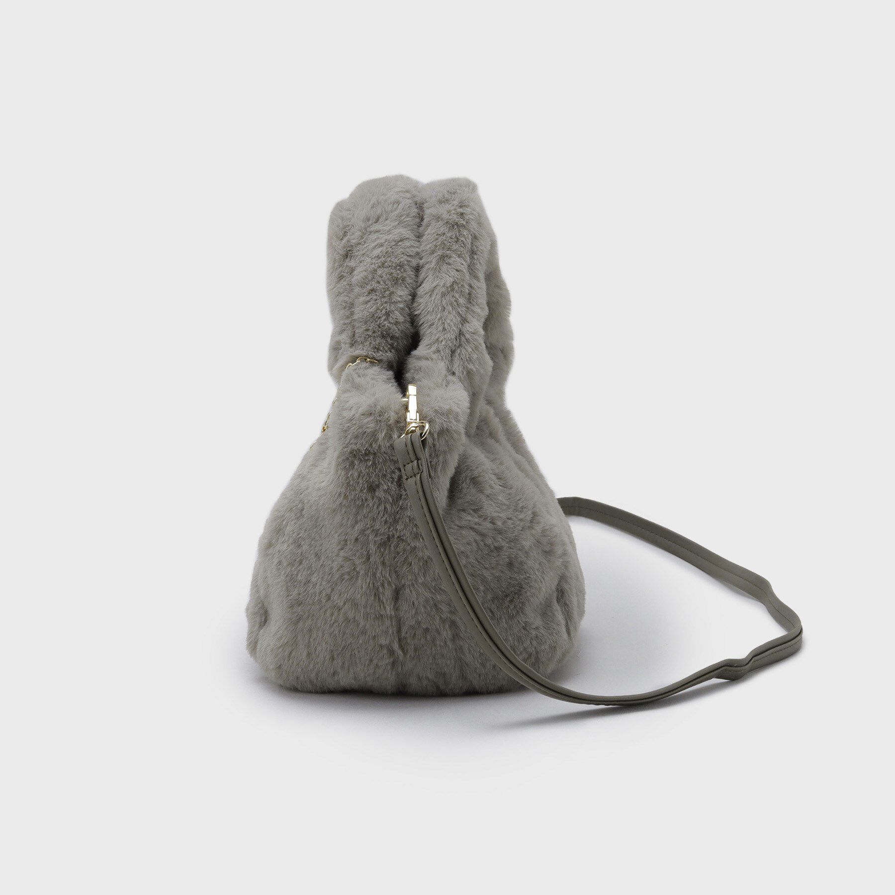 OPAQUE.CLIP「【2WAY】フェイクファーミドルトートバッグ」|トートバッグ|