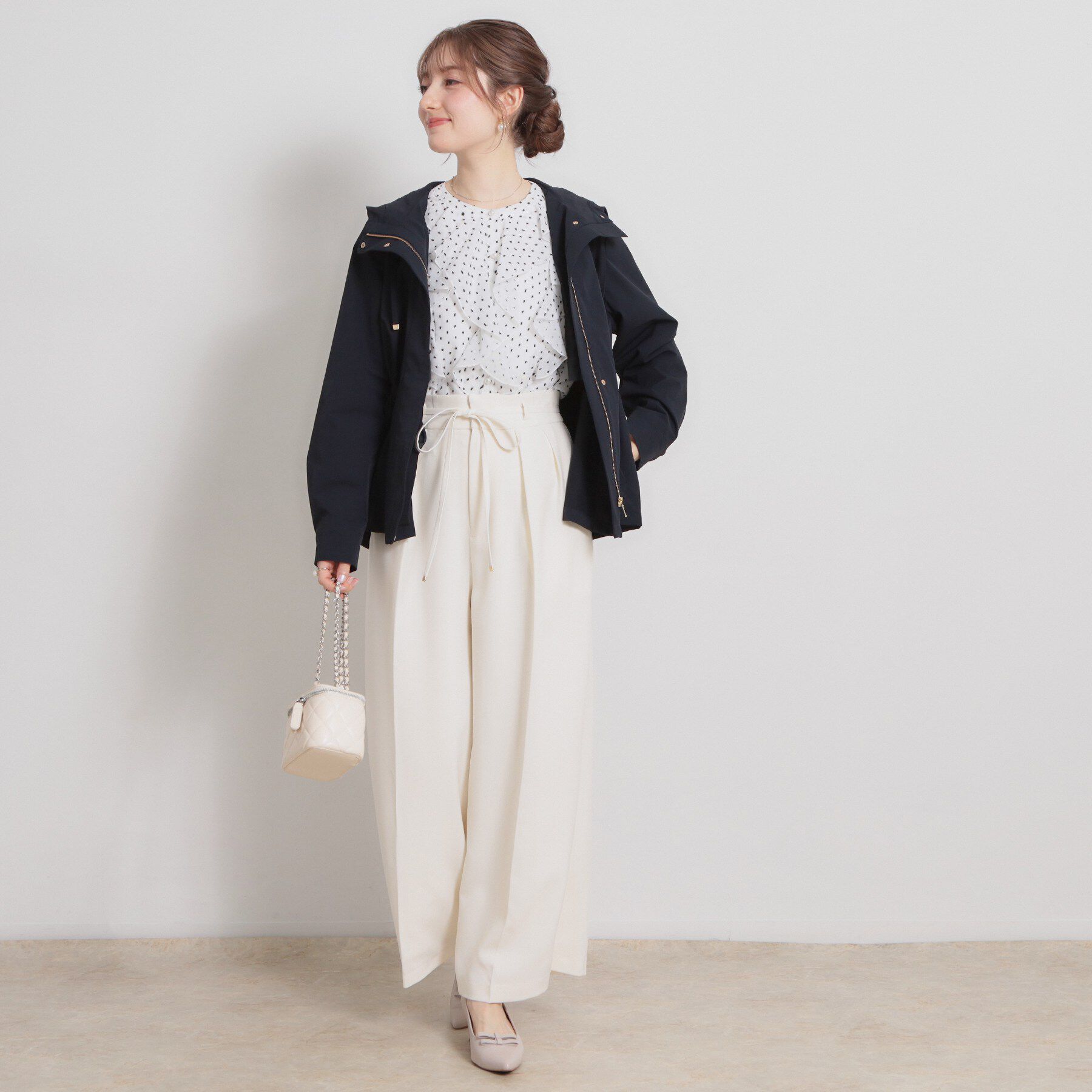 Couture broach「【撥水・洗える】愛されマンパ」|ブルゾン・スタジャン|