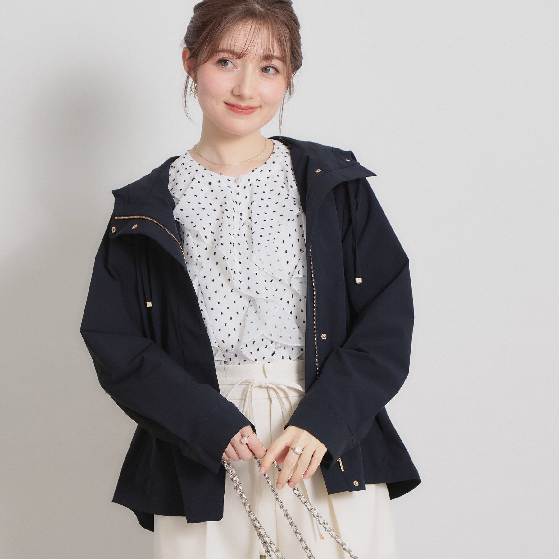 Couture broach「【撥水・洗える】愛されマンパ」|ブルゾン・スタジャン|