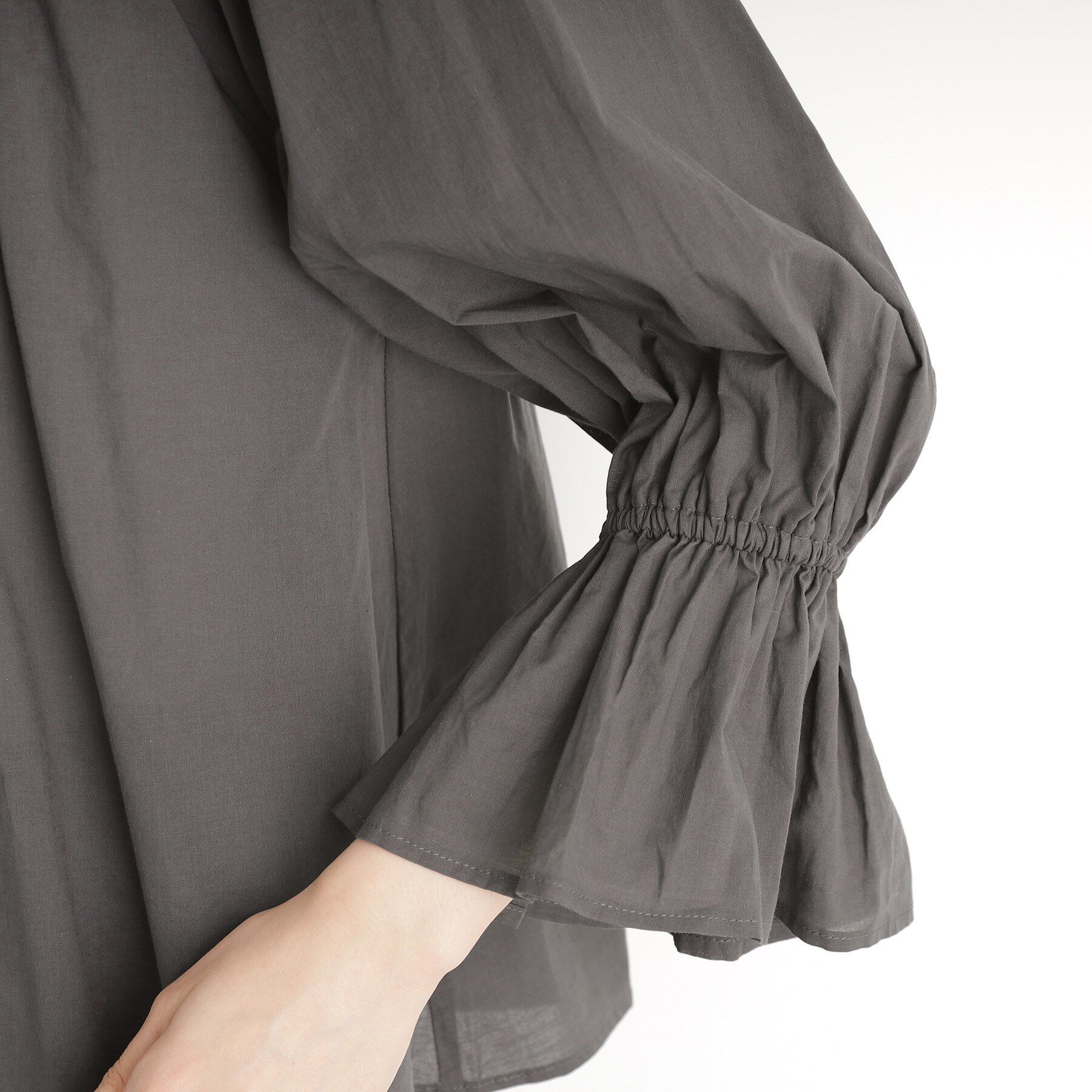THE SHOP TK「【前後2WAY】ギャザーブラウス/洗濯機OK」|シャツ・ブラウス|