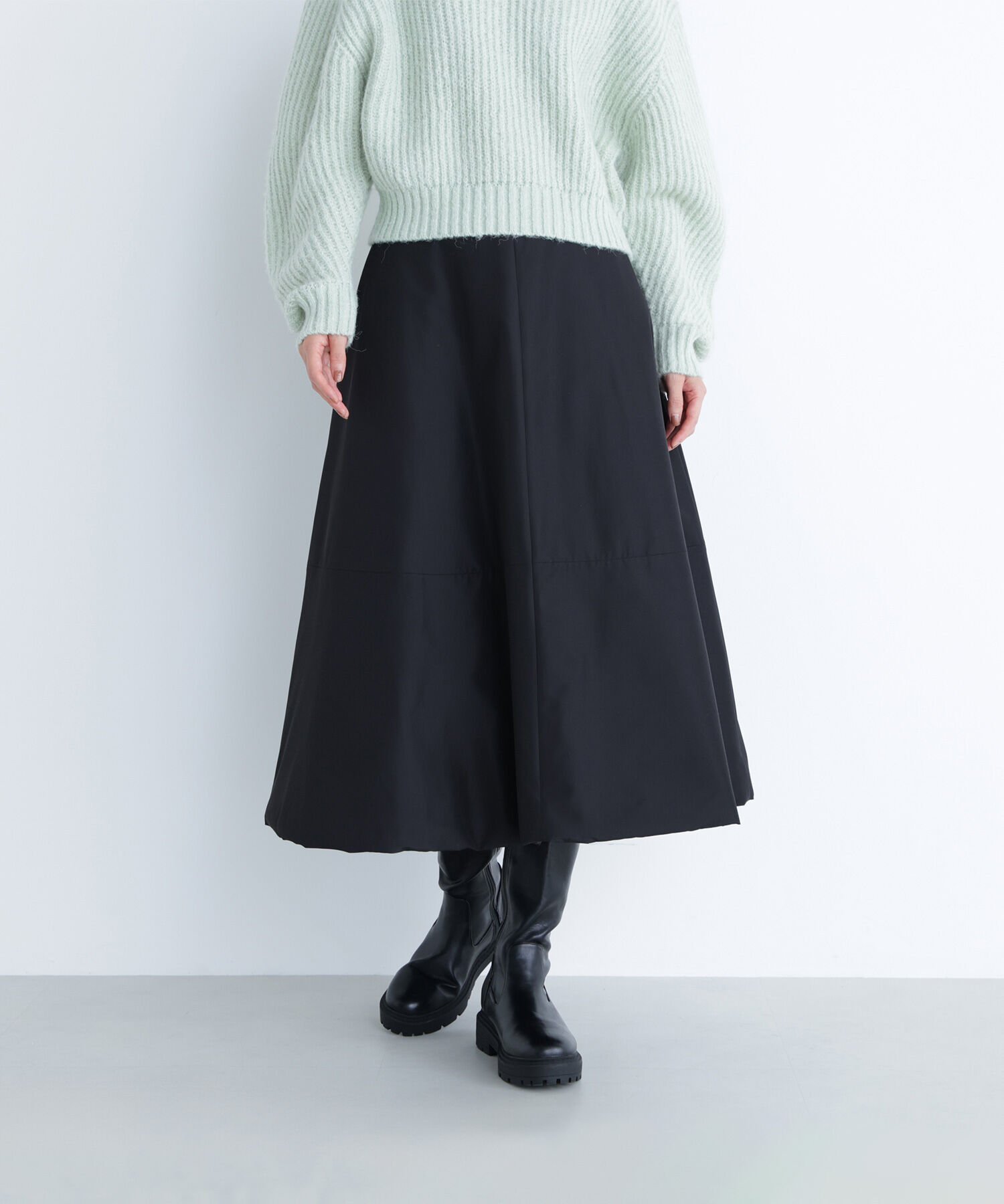  「中綿フレアスカート」|スカート|
