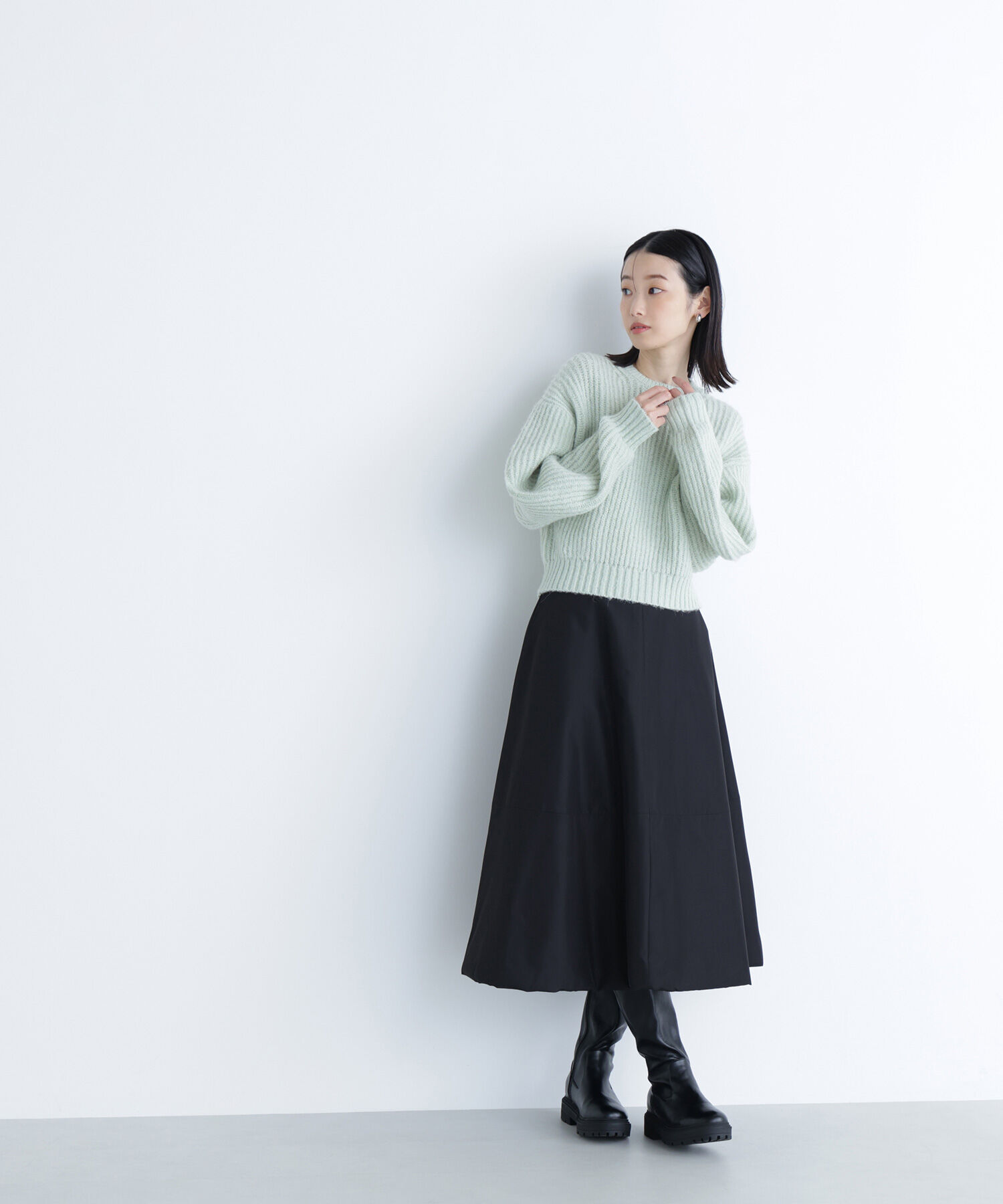  「中綿フレアスカート」|スカート|