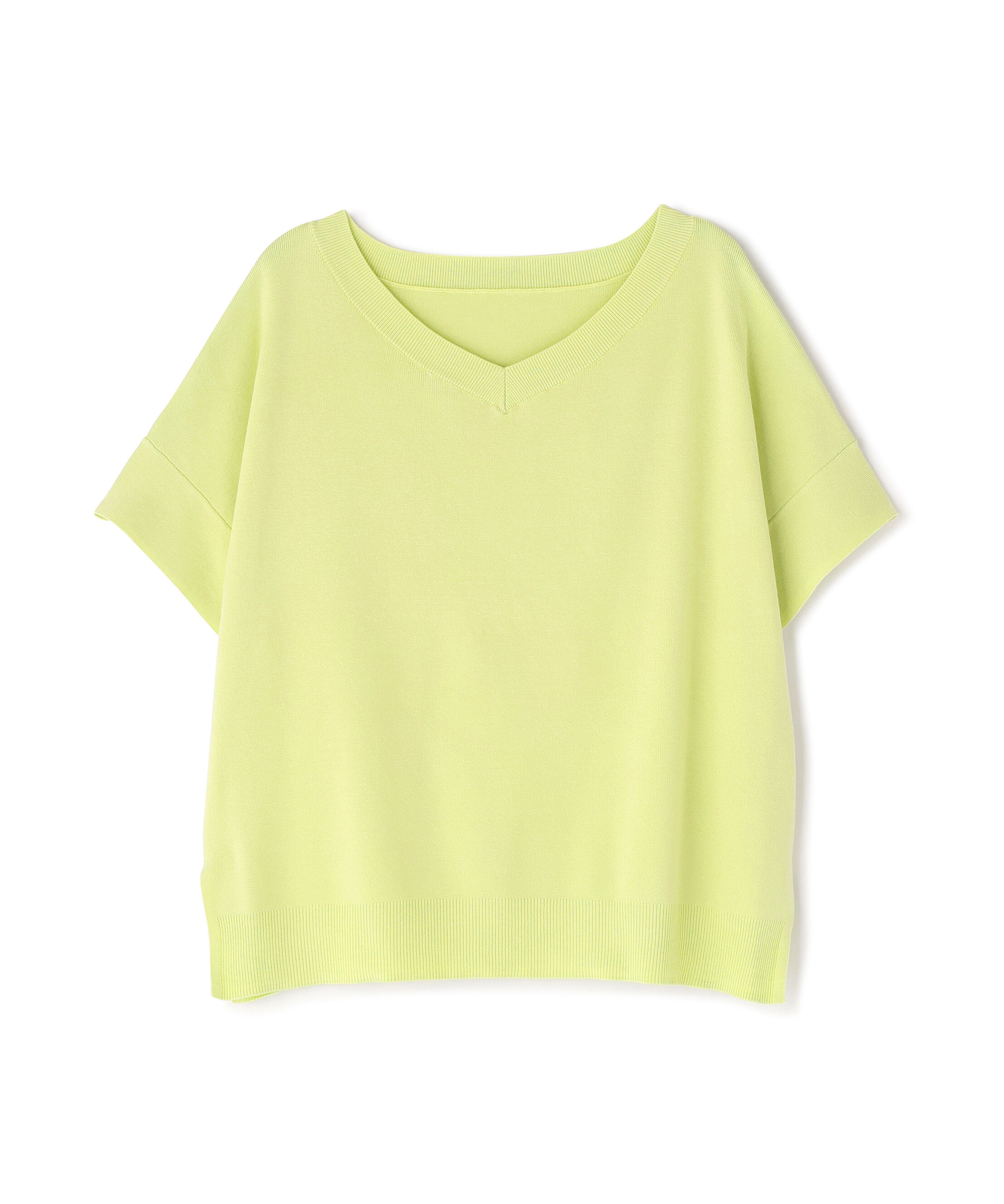  「総針ベーシック Vネックニット」|ニット・セーター|