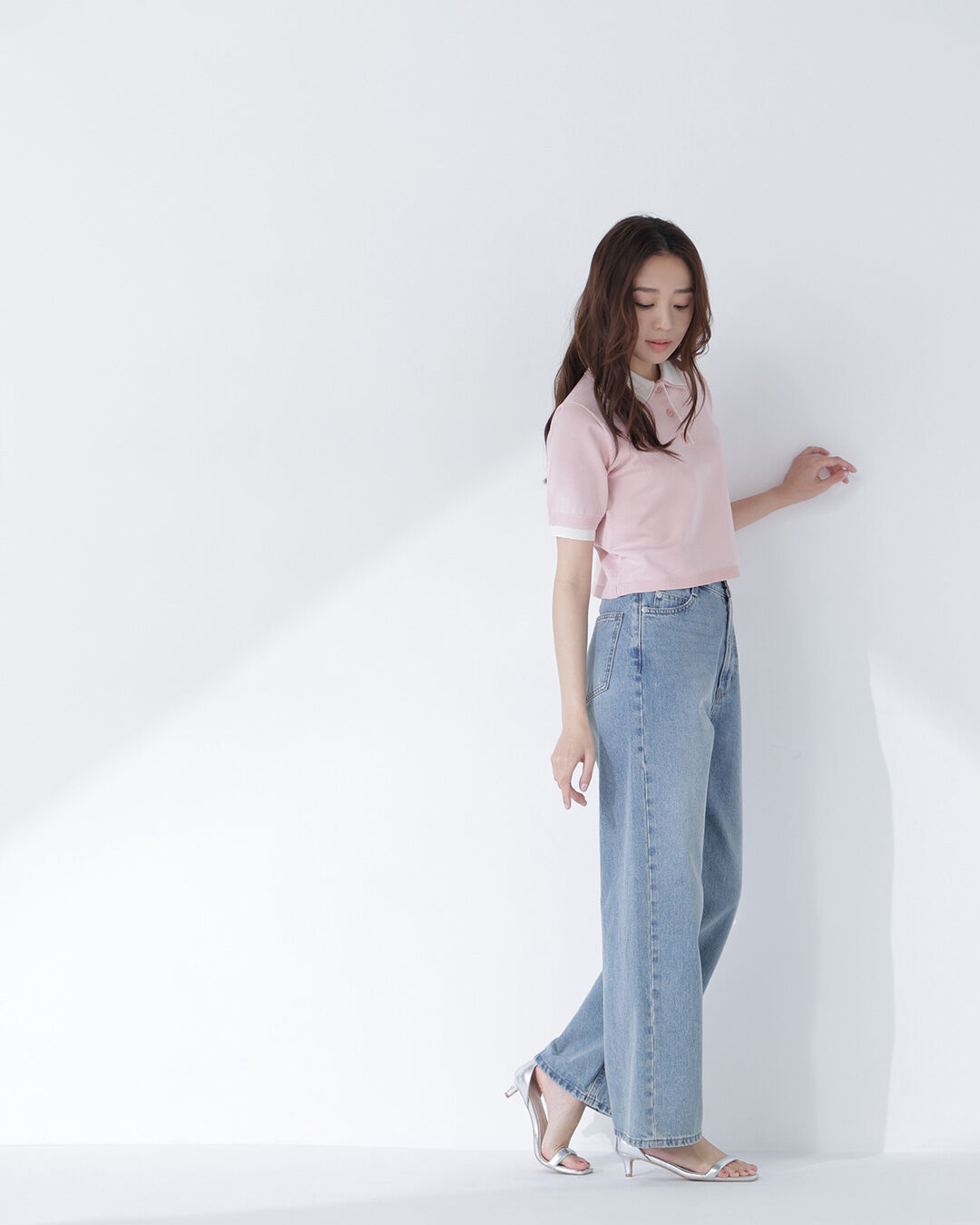  「ダブルカラーポロニット」|ニット・セーター|