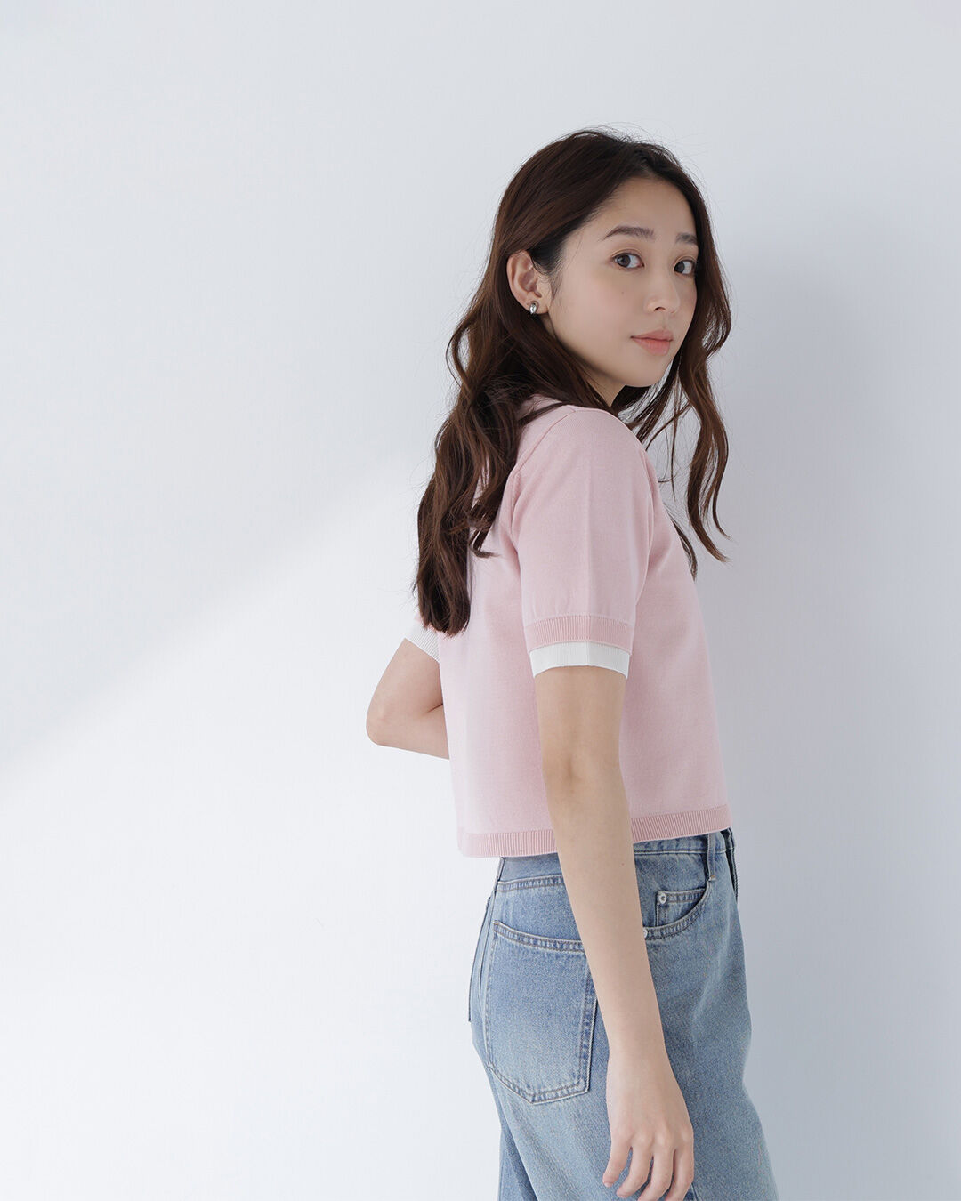  「ダブルカラーポロニット」|ニット・セーター|