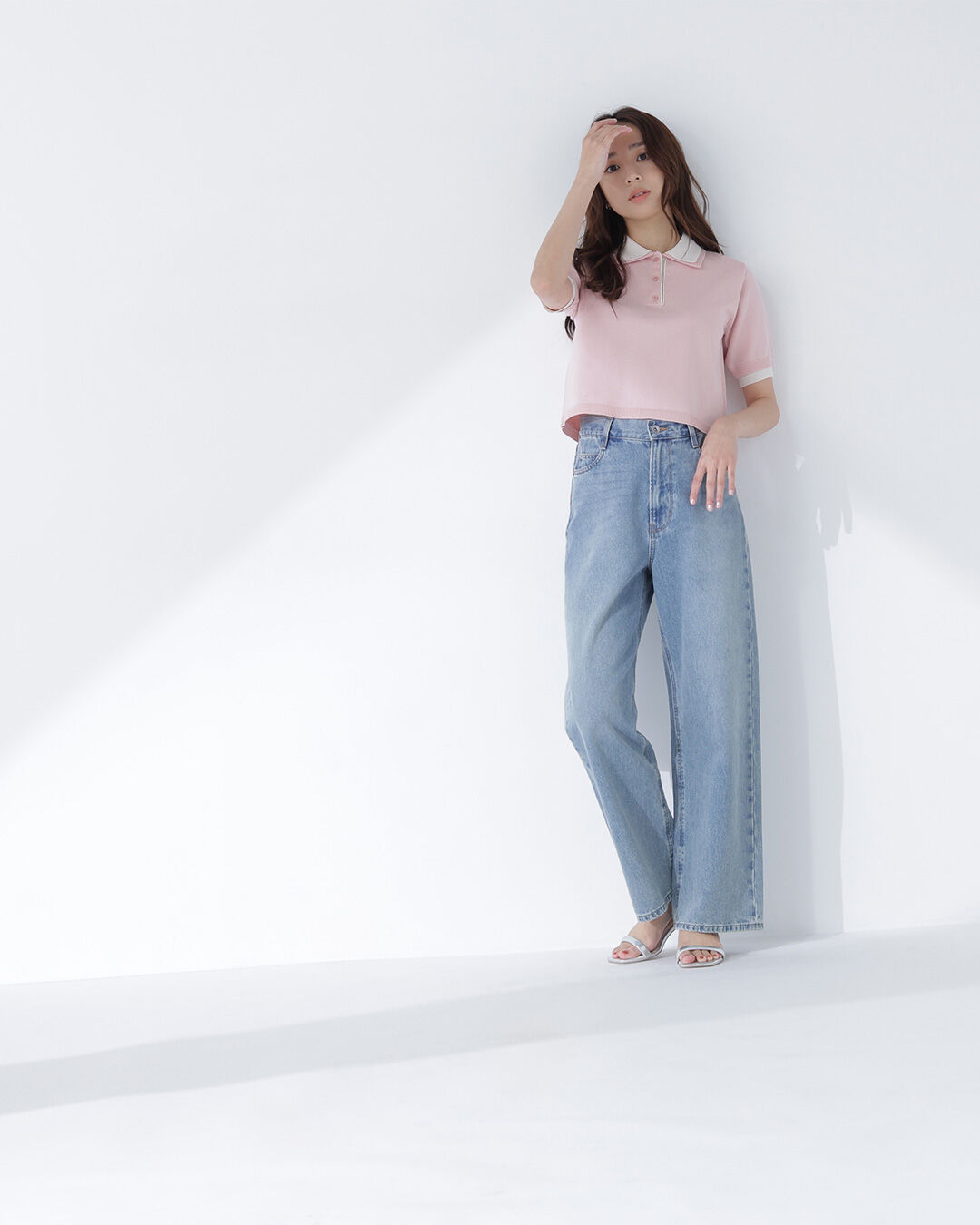  「ダブルカラーポロニット」|ニット・セーター|