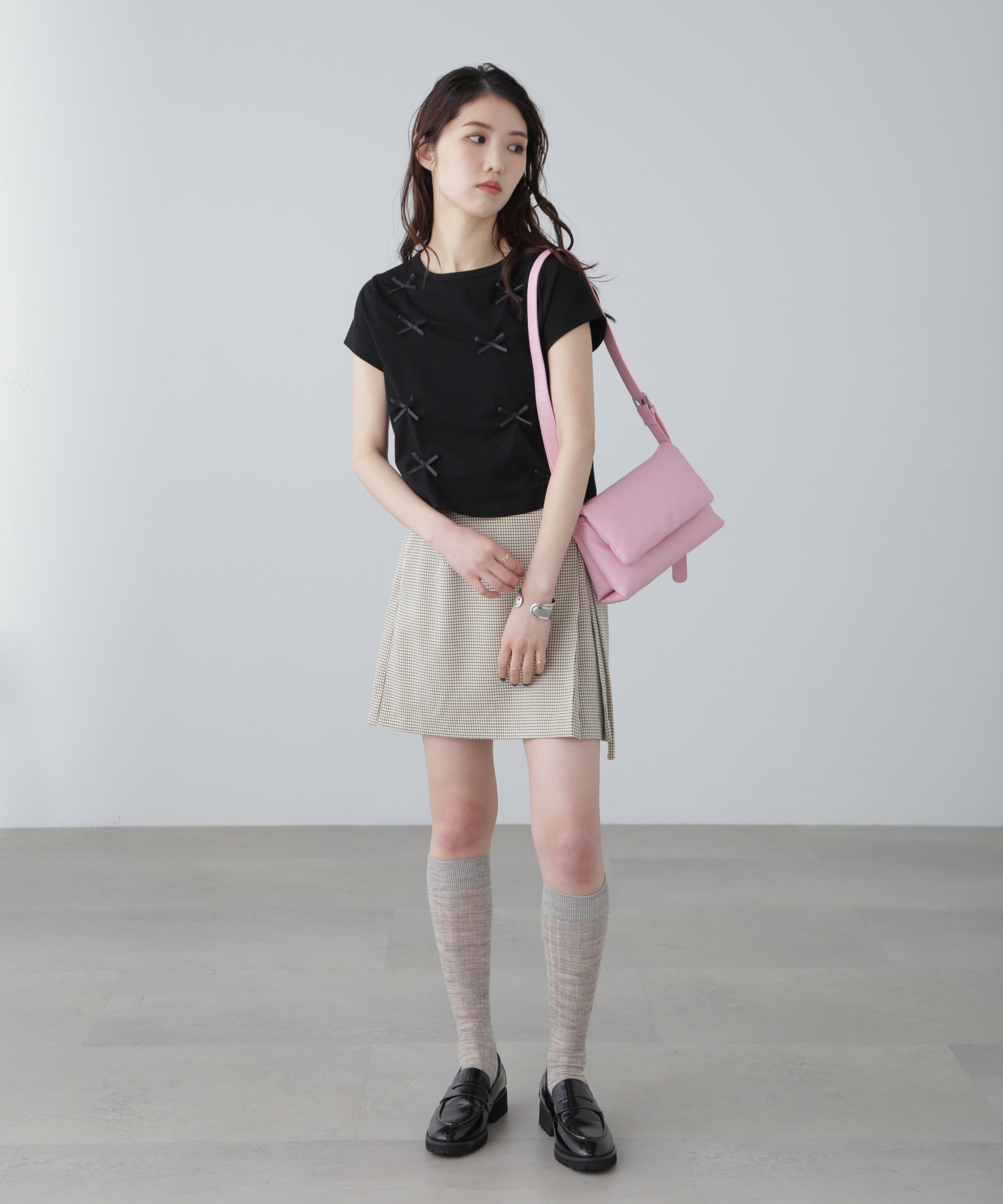  「リボンTシャツ」|Tシャツ・カットソー|