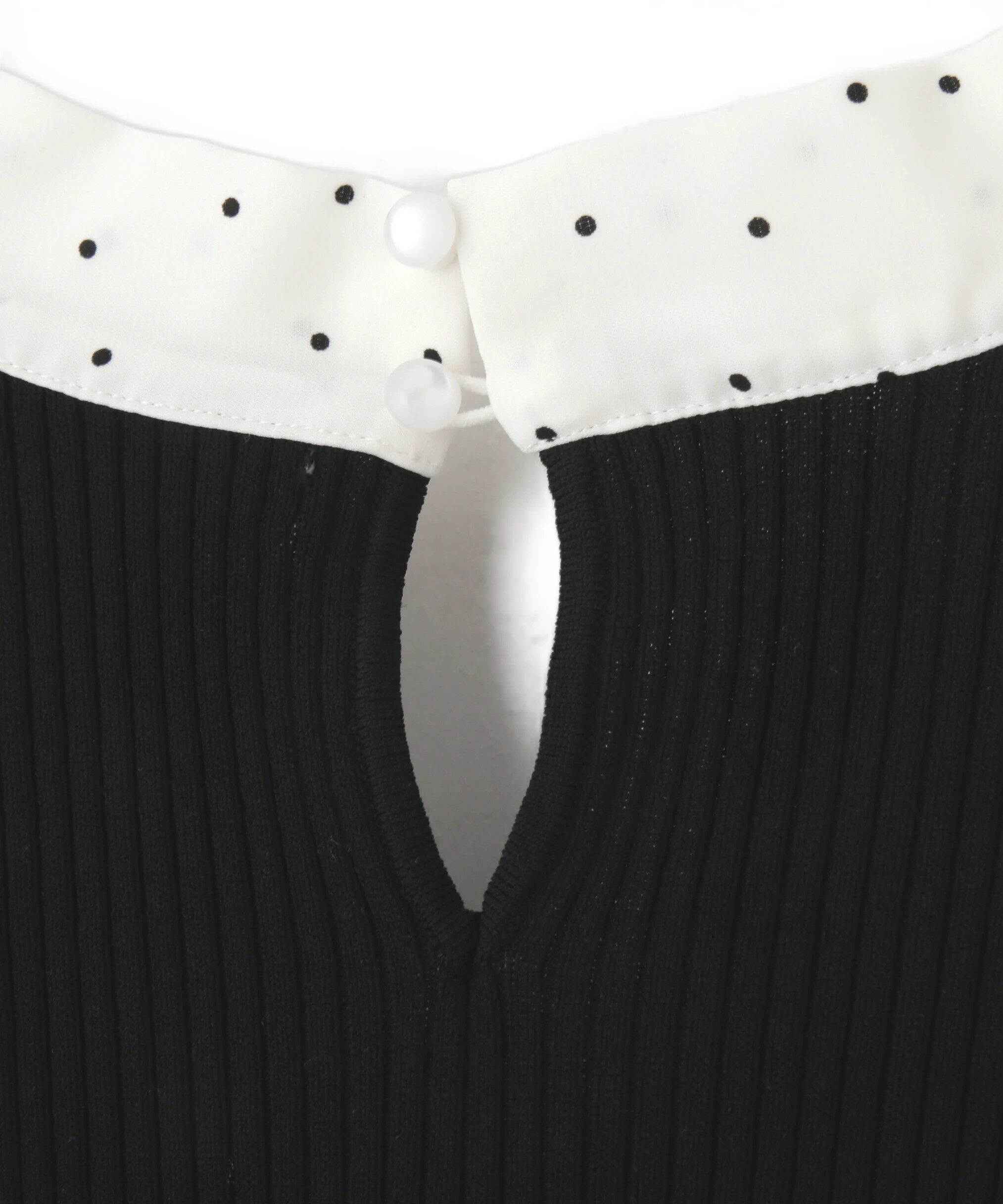  「ボウタイリブニット」|ニット・セーター|