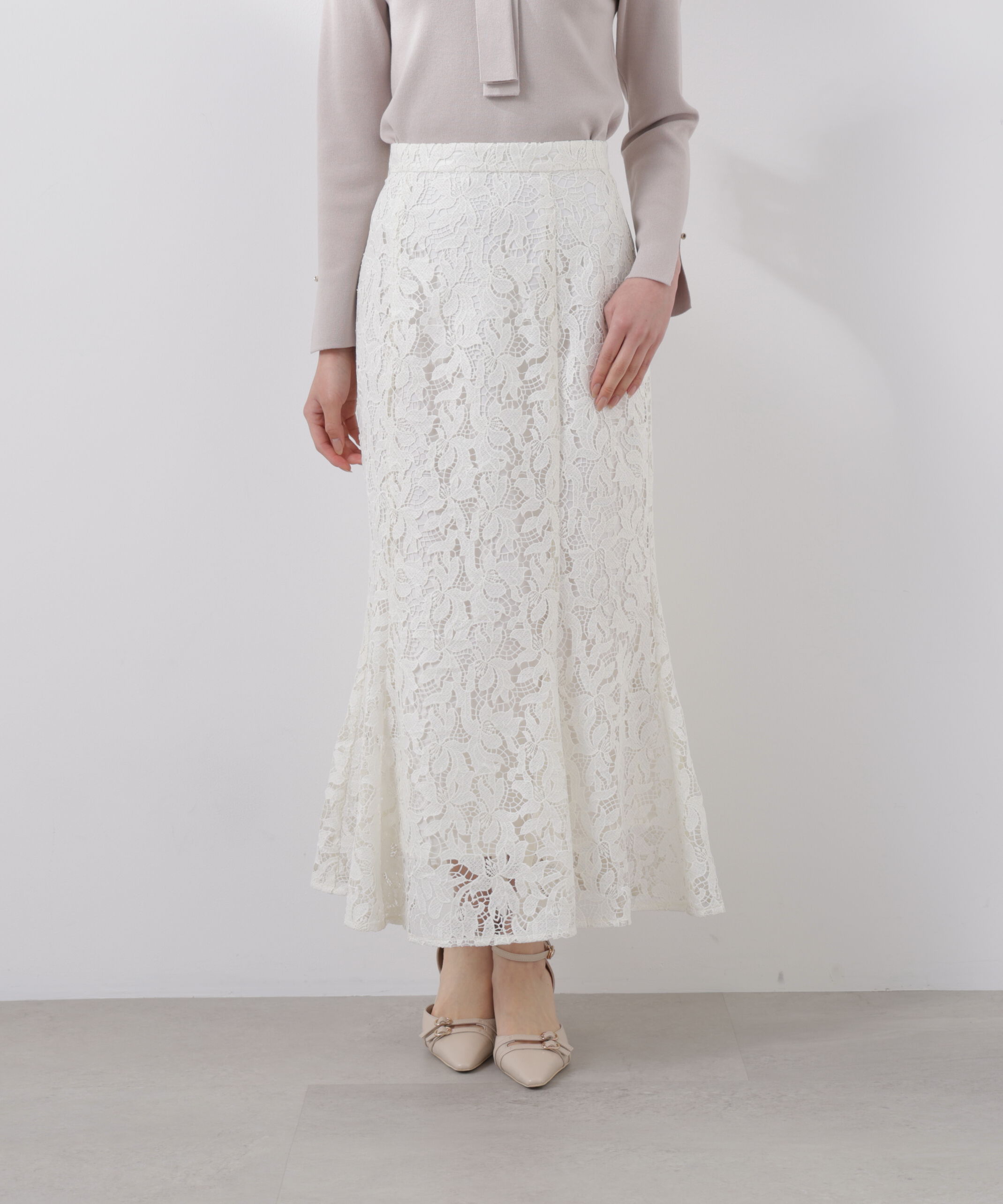 PROPORTION BODY DRESSING「レースマーメイドスカート　26SS」|スカート|