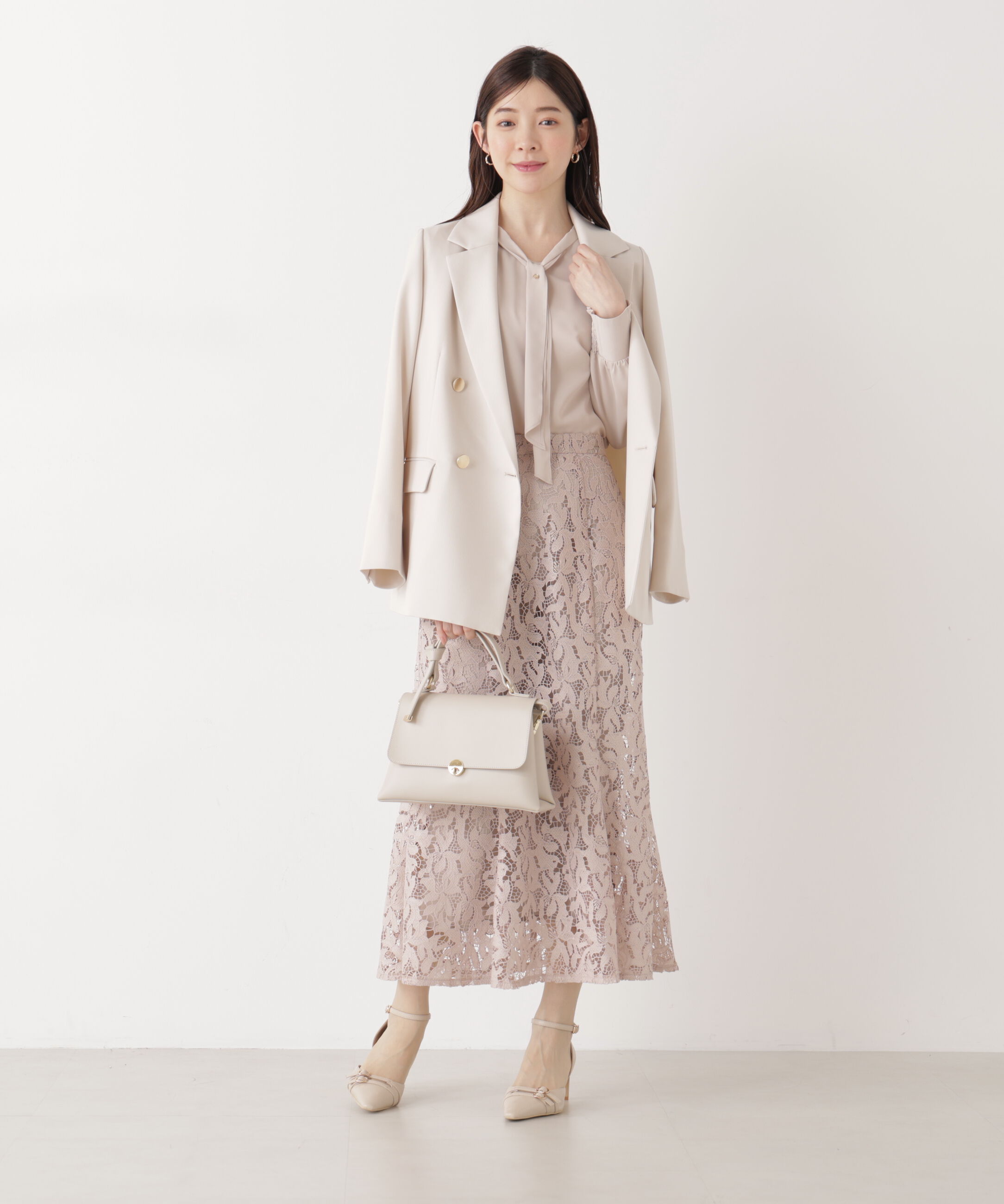 PROPORTION BODY DRESSING「レースマーメイドスカート　26SS」|スカート|