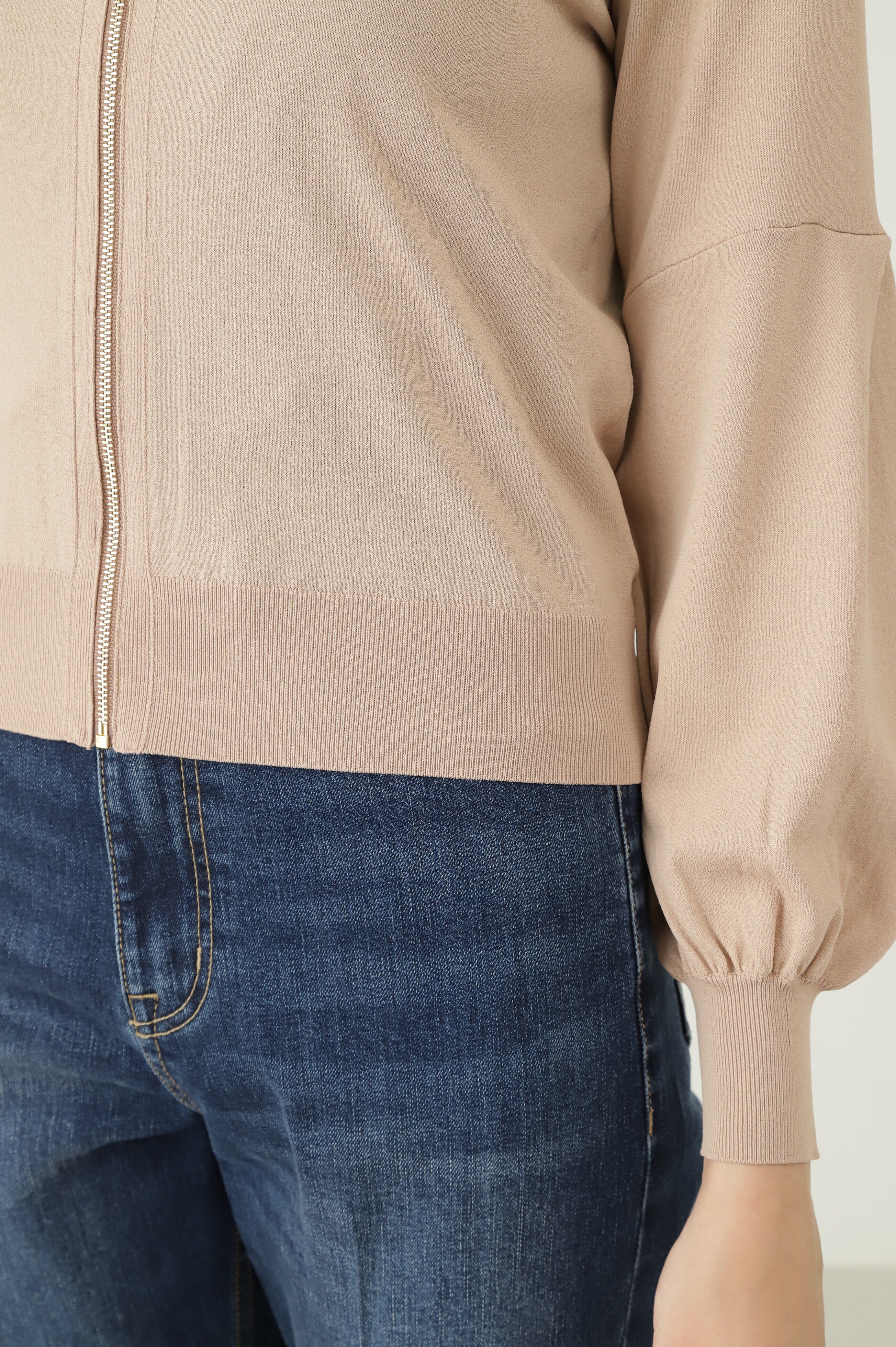  「ジップアップシアーニットブルゾン」|その他|