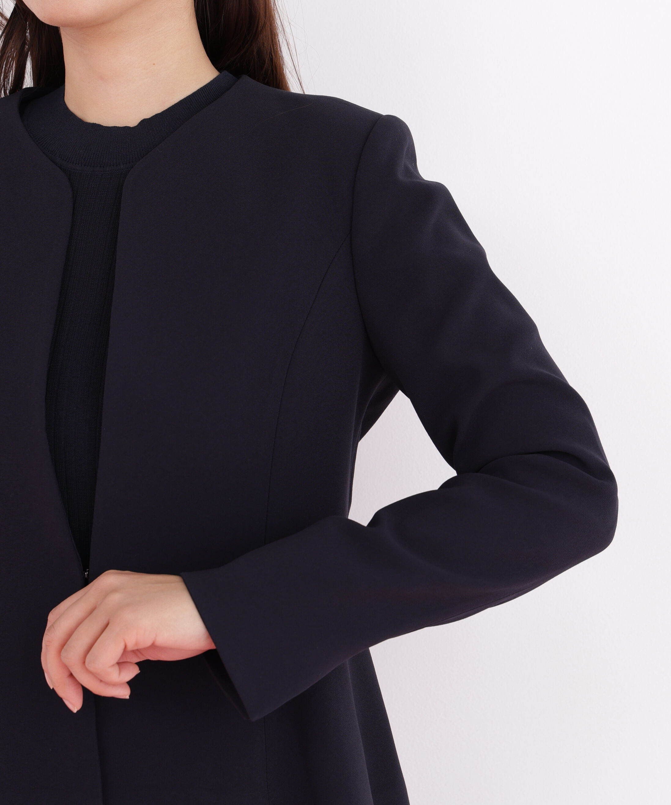  「キーネックペプラムジャケット」|その他|