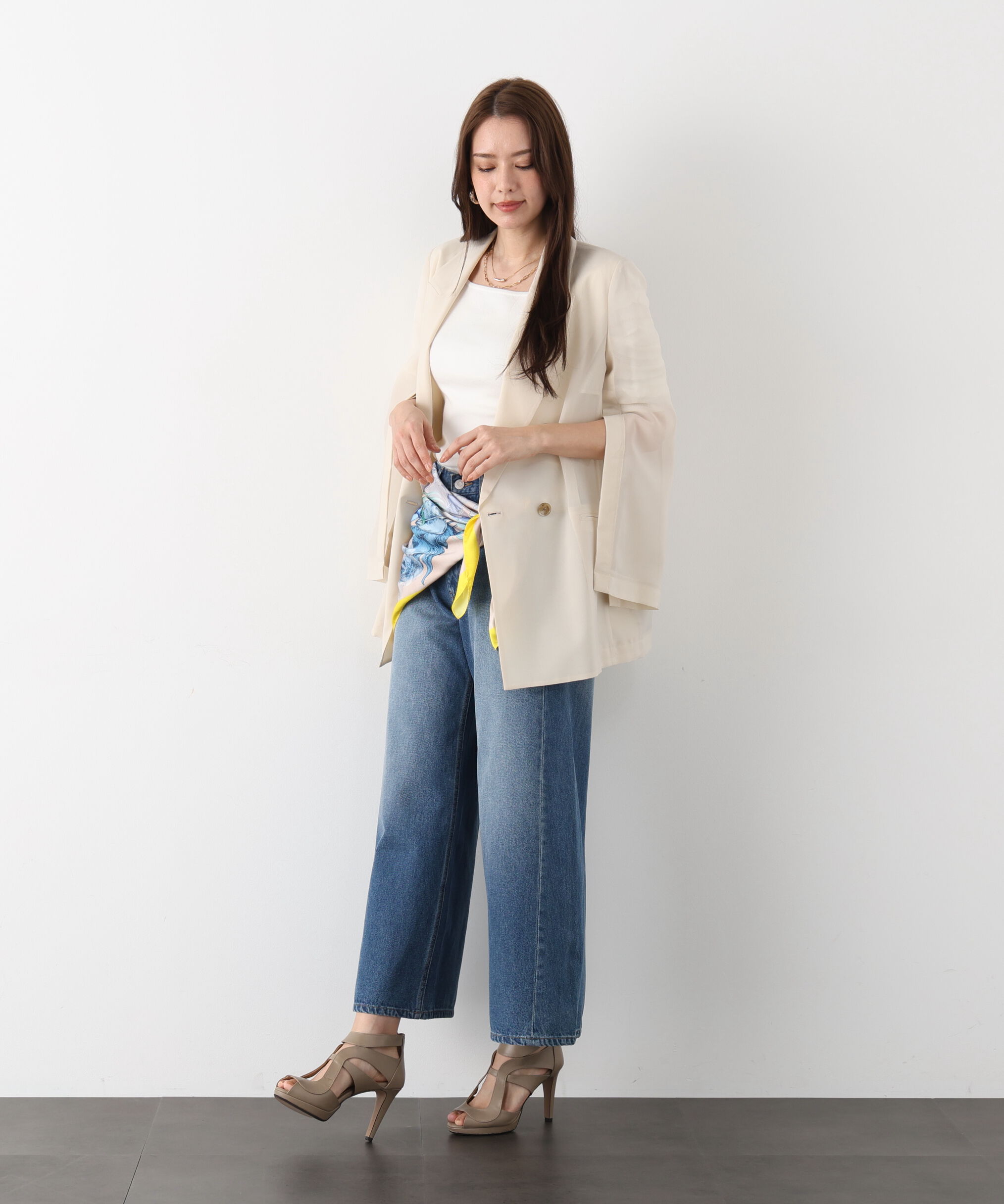  「スリーブボタンシアージャケット」|その他|