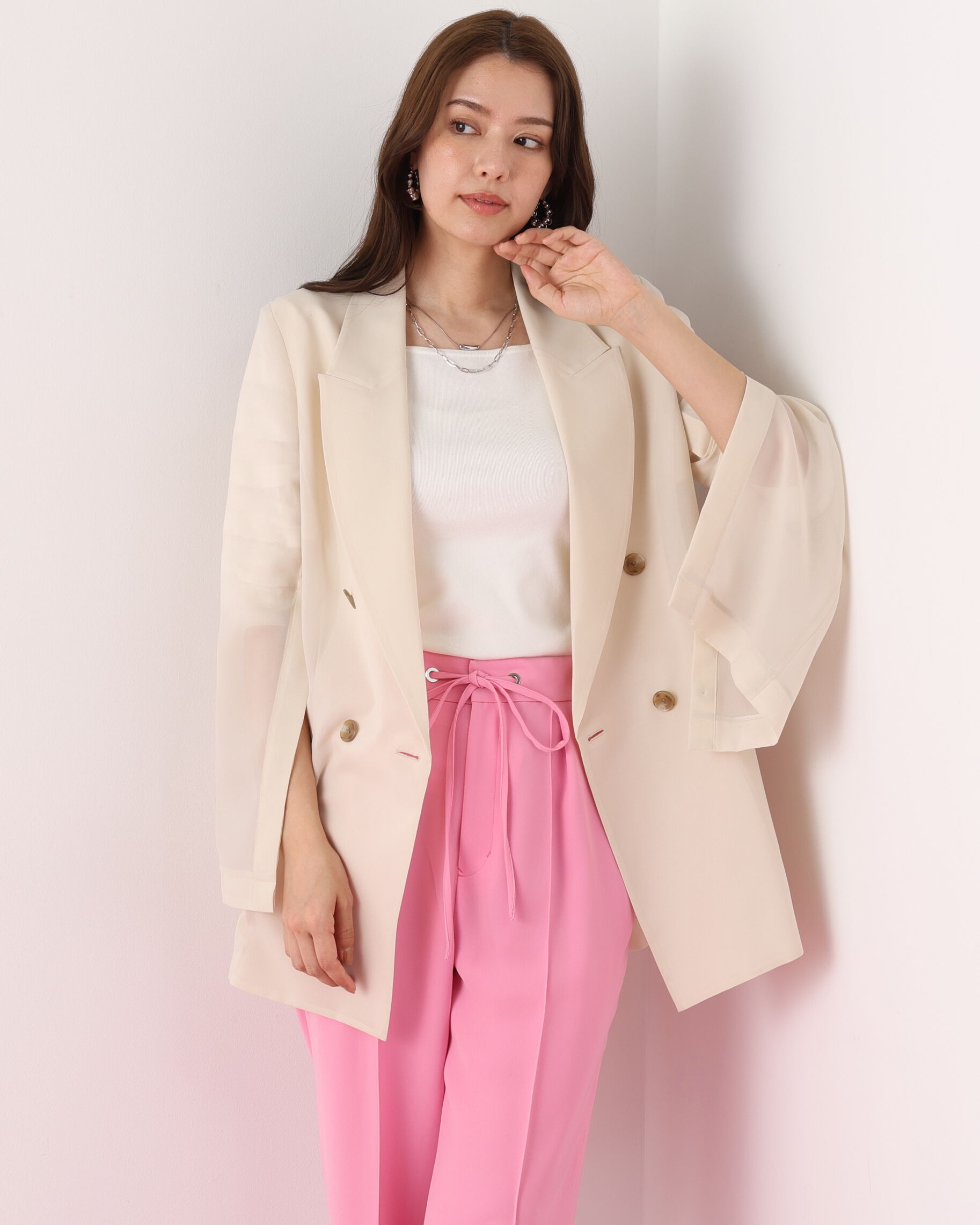  「スリーブボタンシアージャケット」|その他|