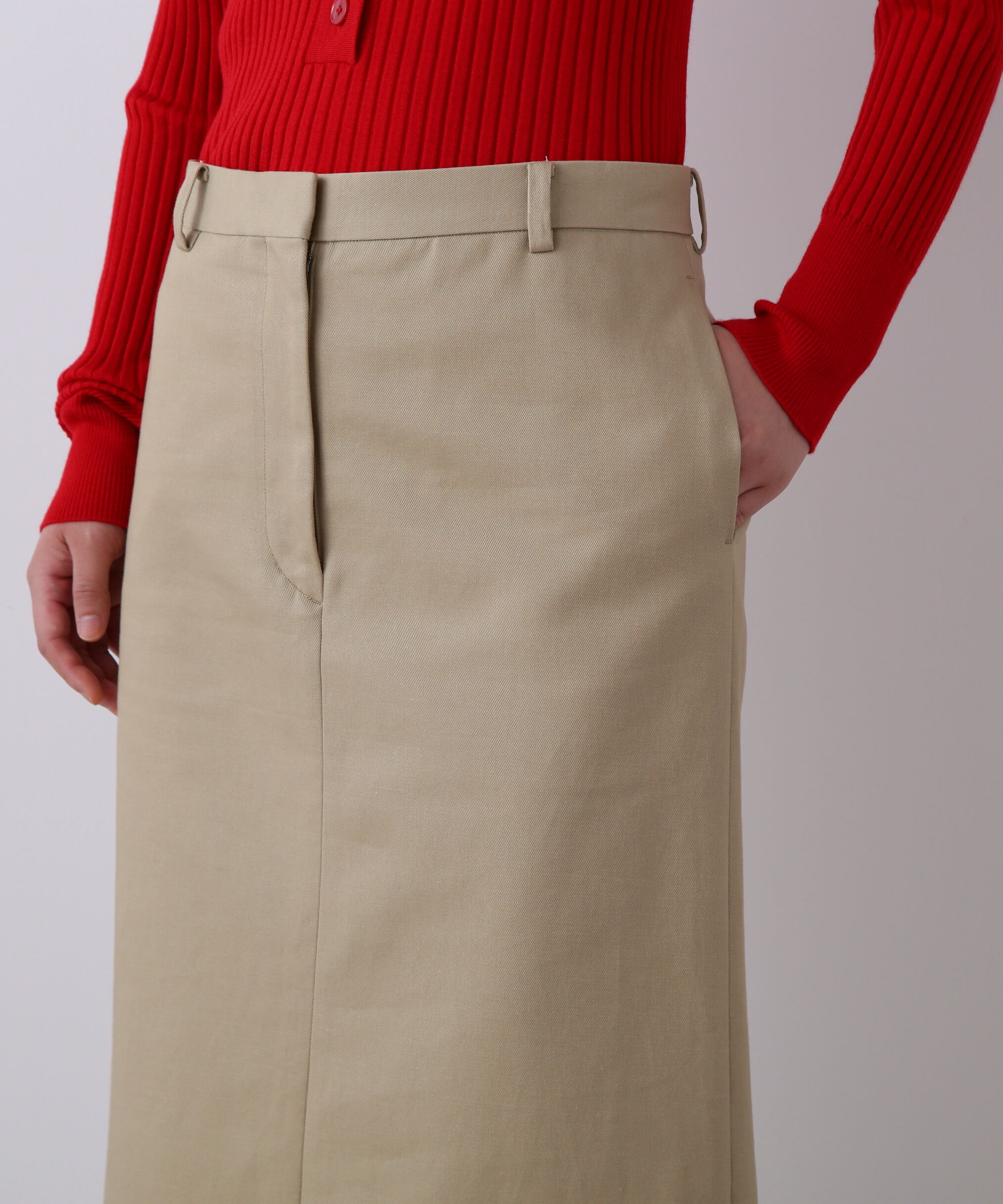YLEVE 「YLEVE / FINX COTTON CHINO SKIRT」|スカート|