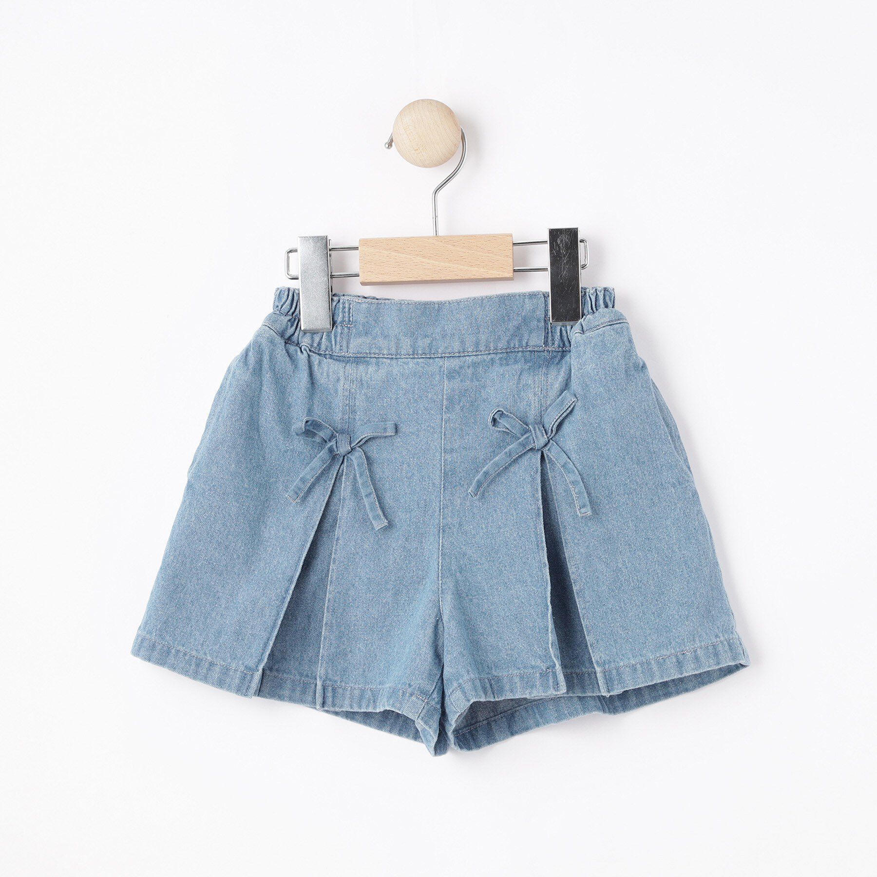 SHOO･LA･RUE「【100-150cm】デニムスカパン」|その他|サックスブルー(09