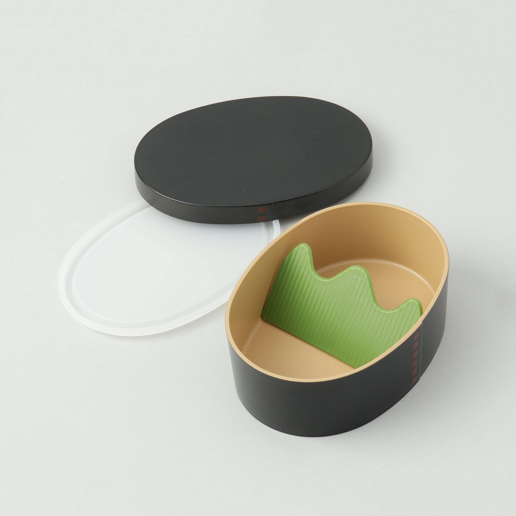 212 KITCHEN STORE「ななめ森ランチボックス わっぱ BK」|食器・キッチングッズ|